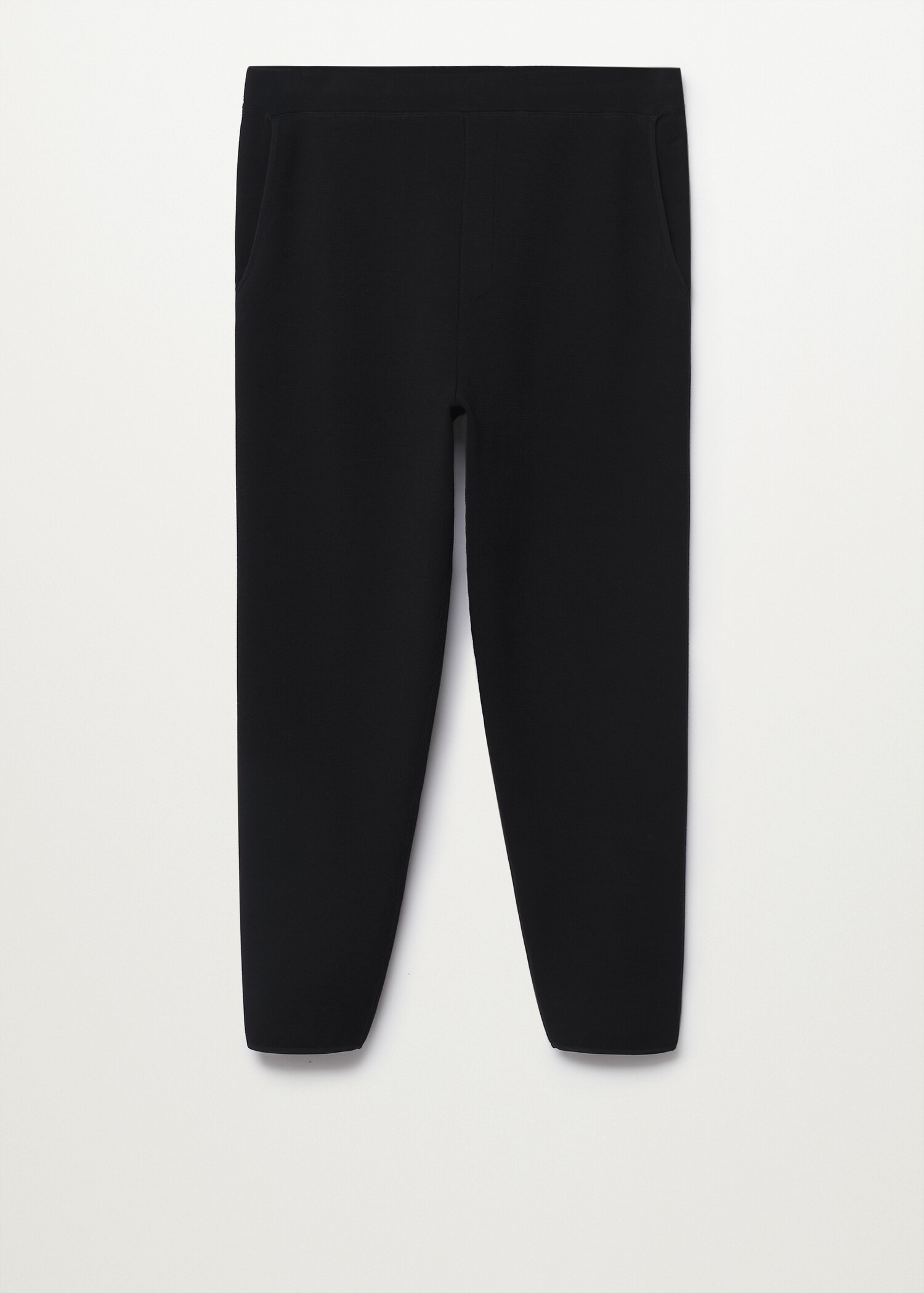 Strečové úpletové kalhoty jogger - Zboží bez modelu