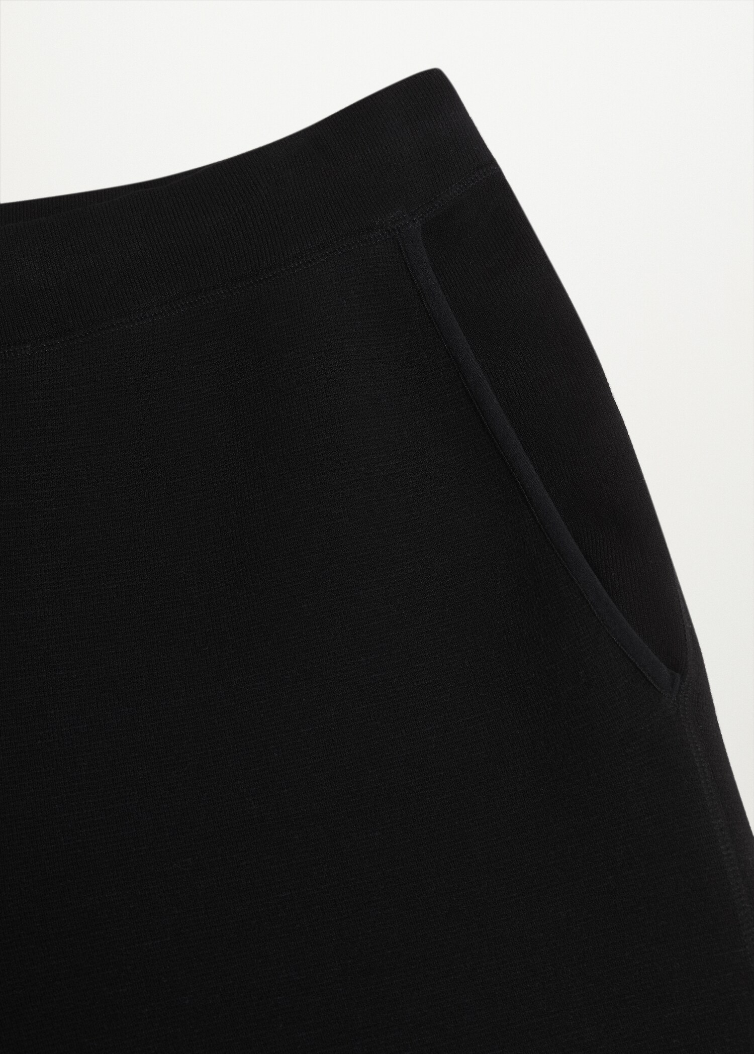Strečové úpletové kalhoty jogger - Detail zboží 8