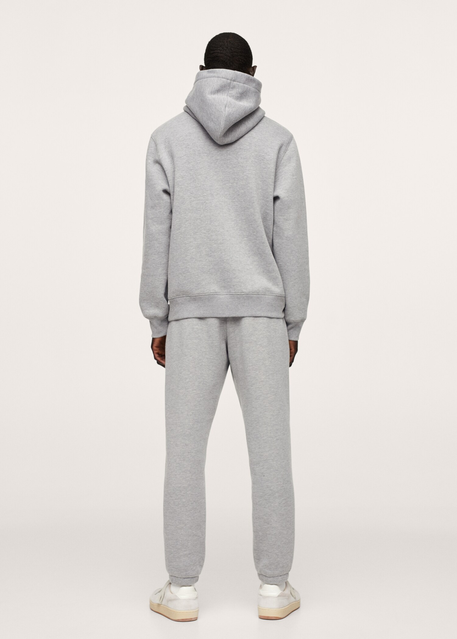 Pantalón jogger felpa algodón - Reverso del artículo