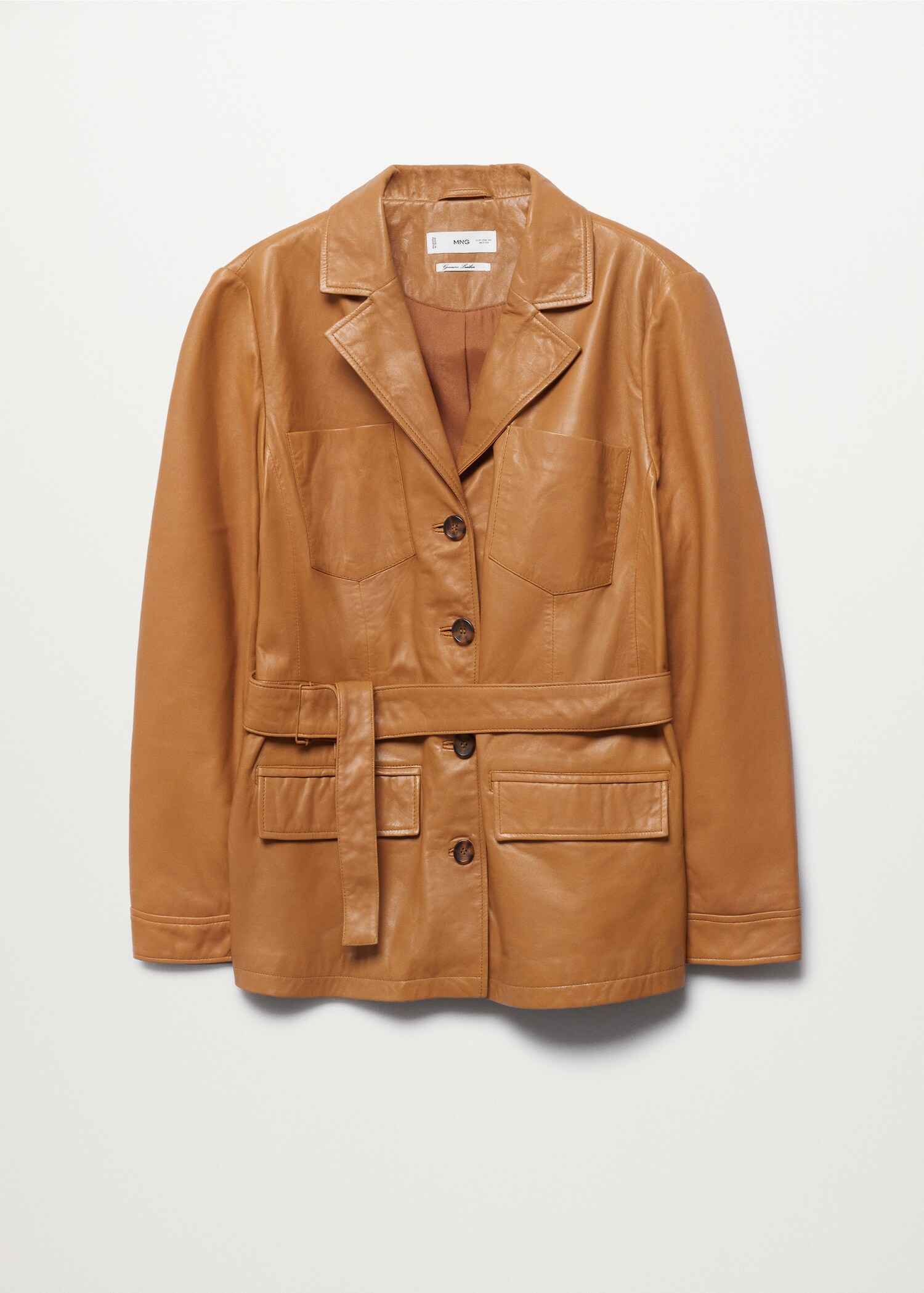 Belt leather jacket - Article without model