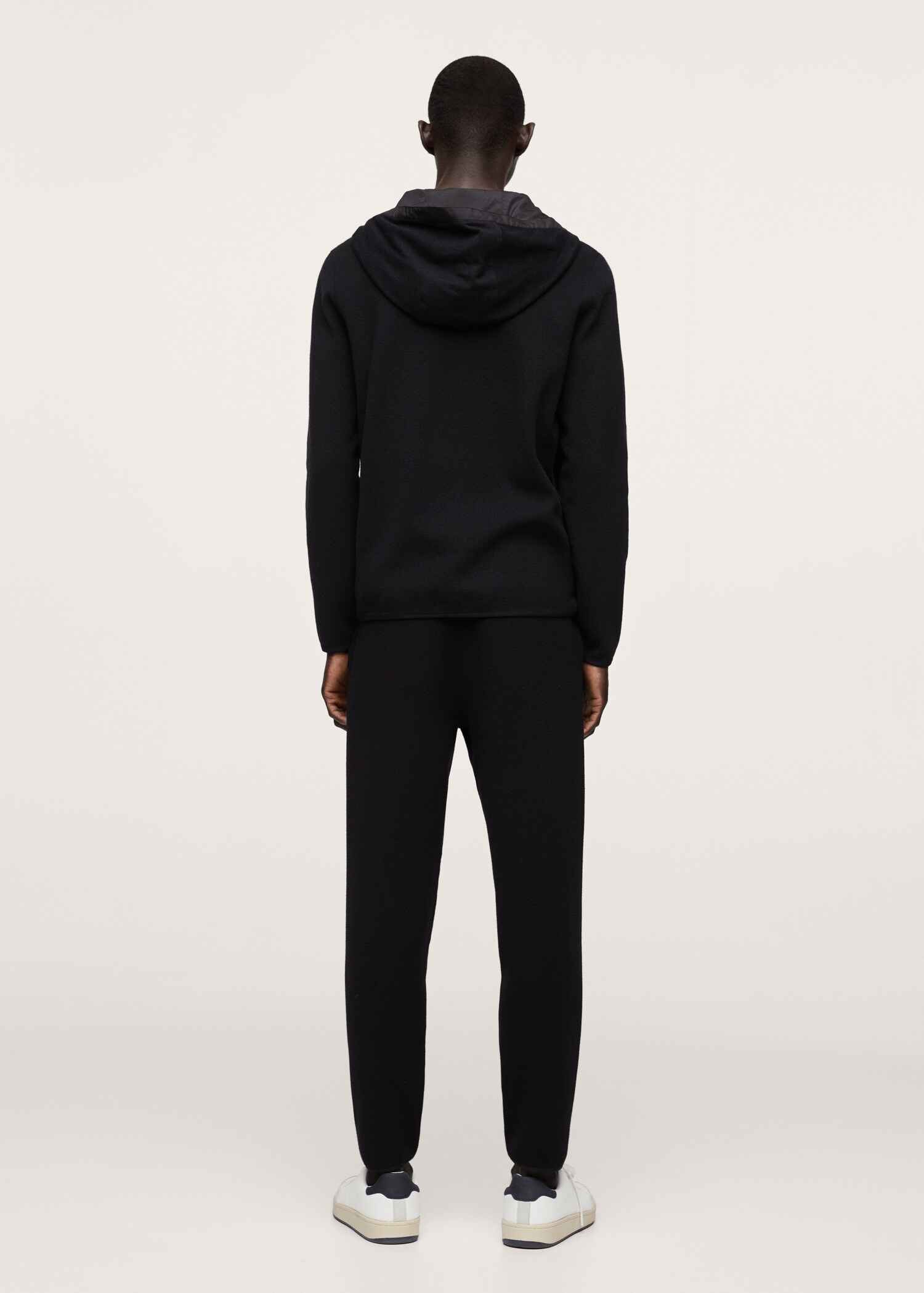 Sudadera punto cremallera - Reverso del artículo