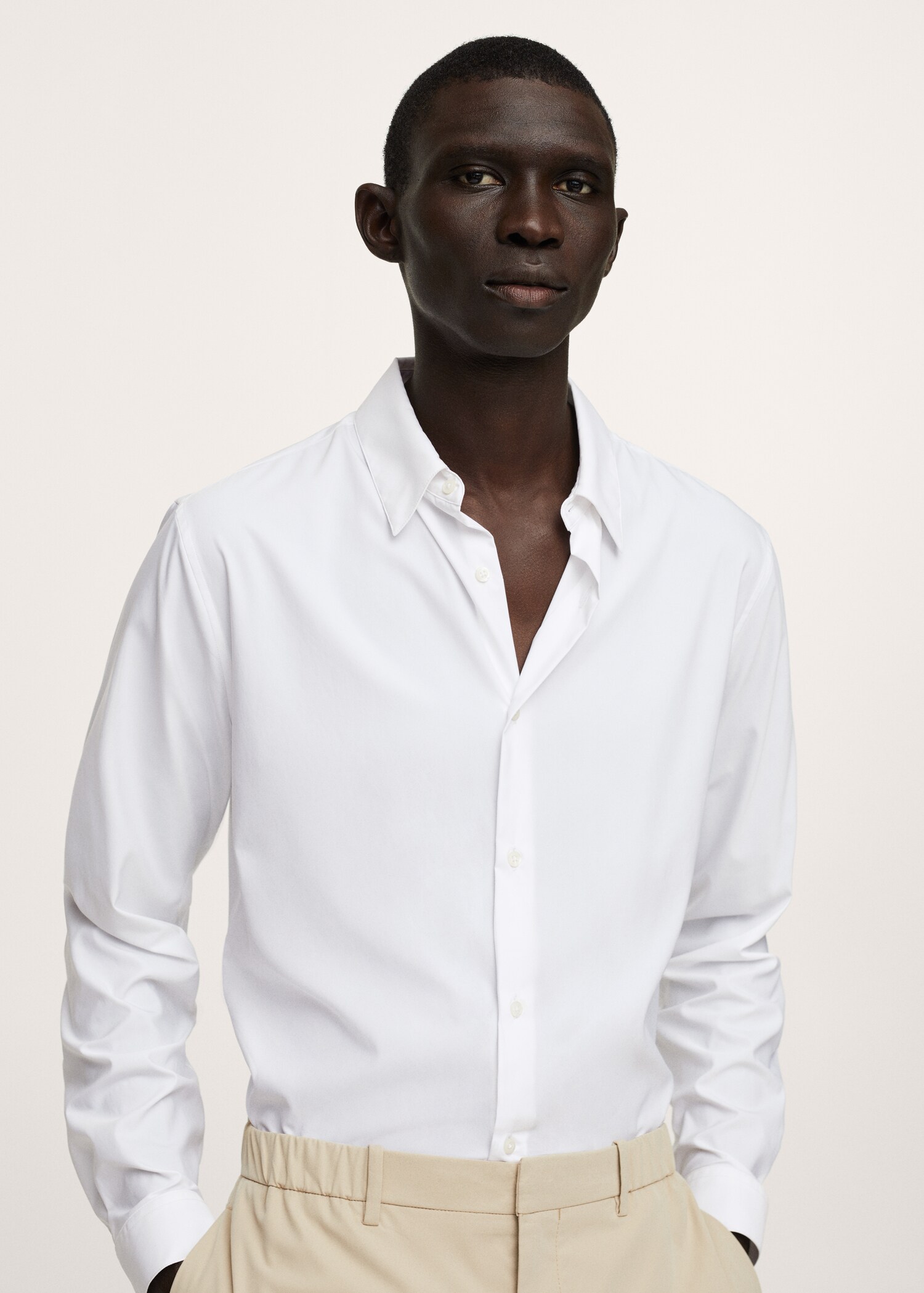 Regular-fit crease-resistant shirt - Details of the article 2