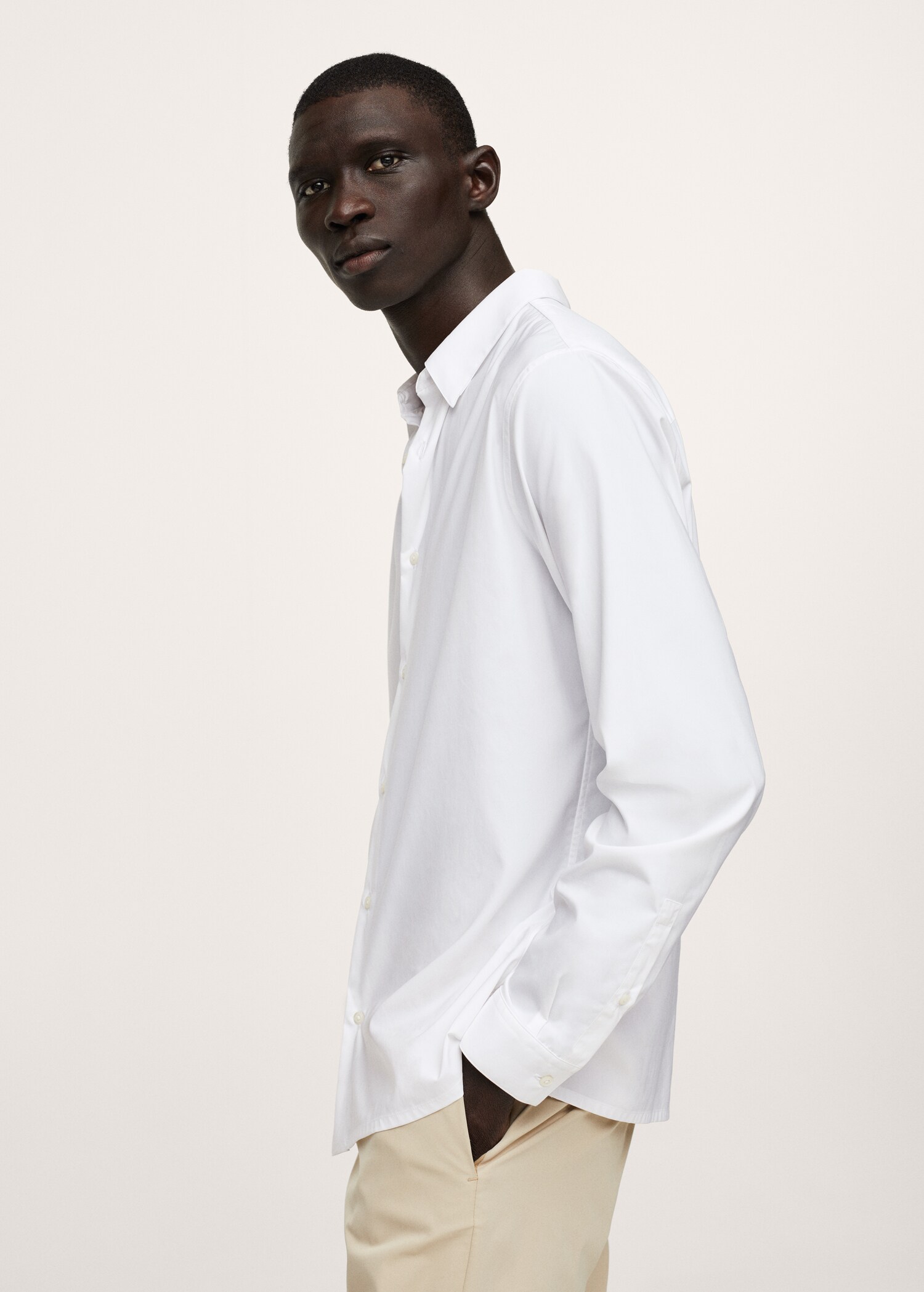 Regular-fit crease-resistant shirt - Details of the article 3