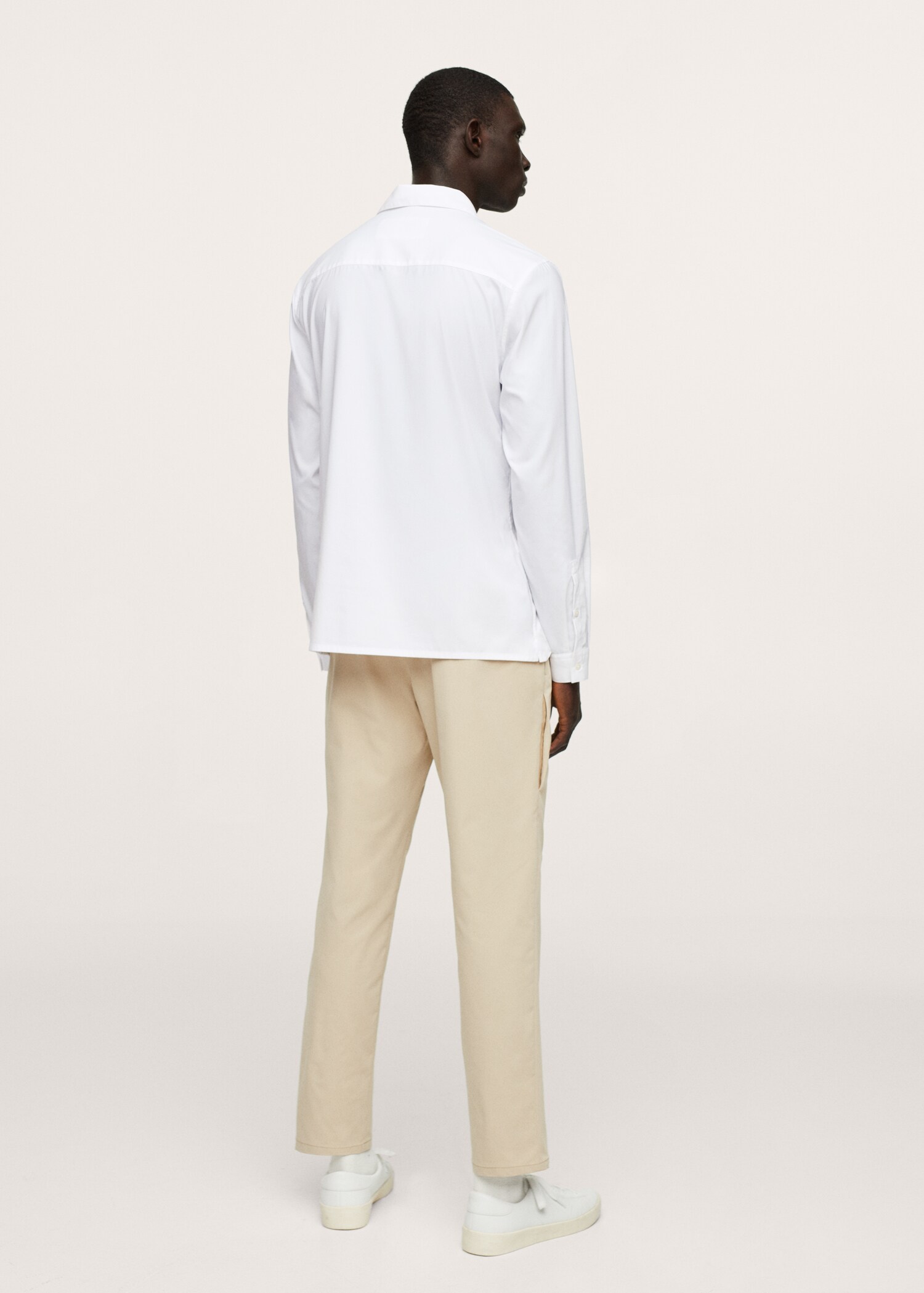 Regular-fit crease-resistant shirt - Reverse of the article