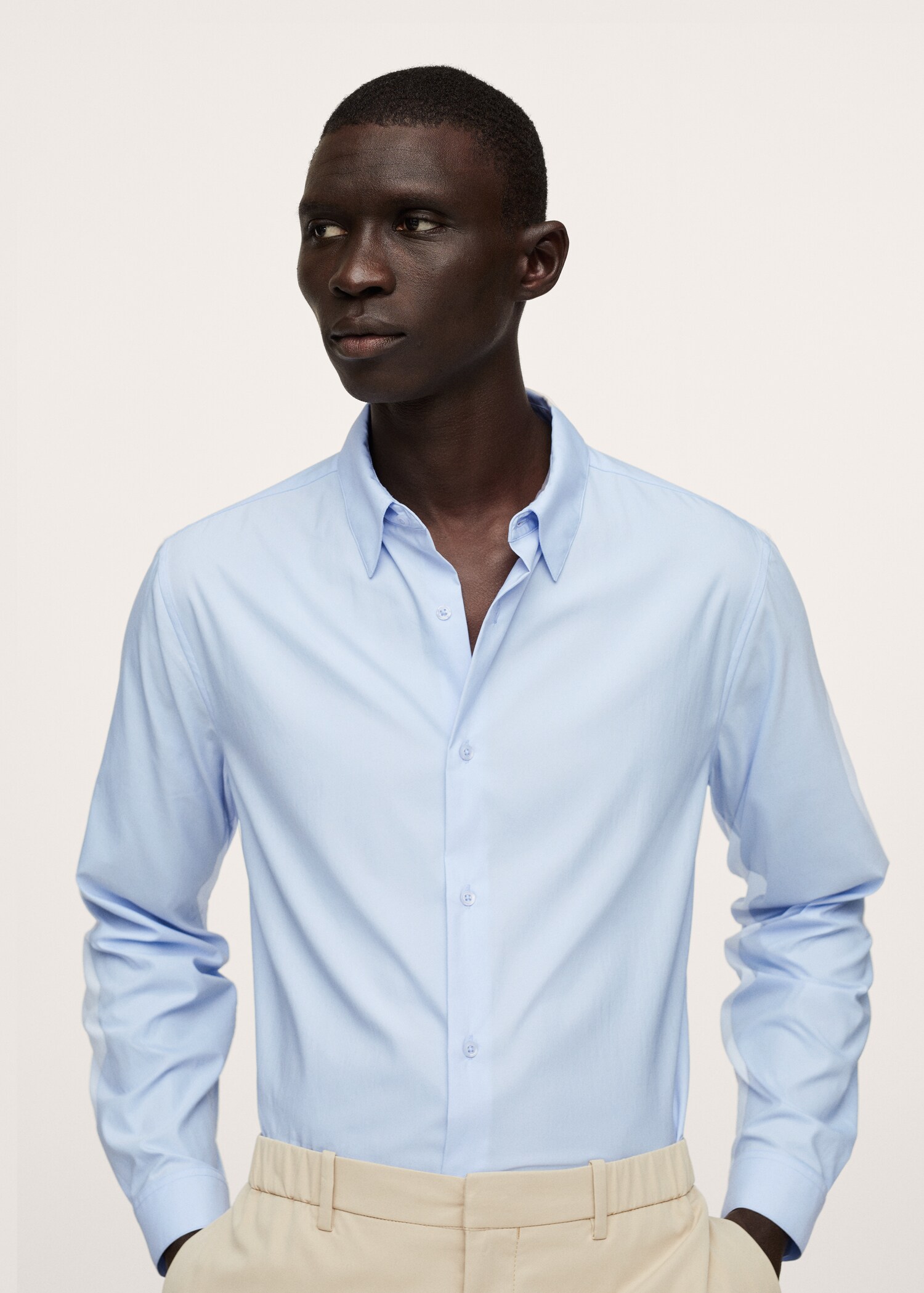 Regular-fit crease-resistant shirt - Details of the article 2
