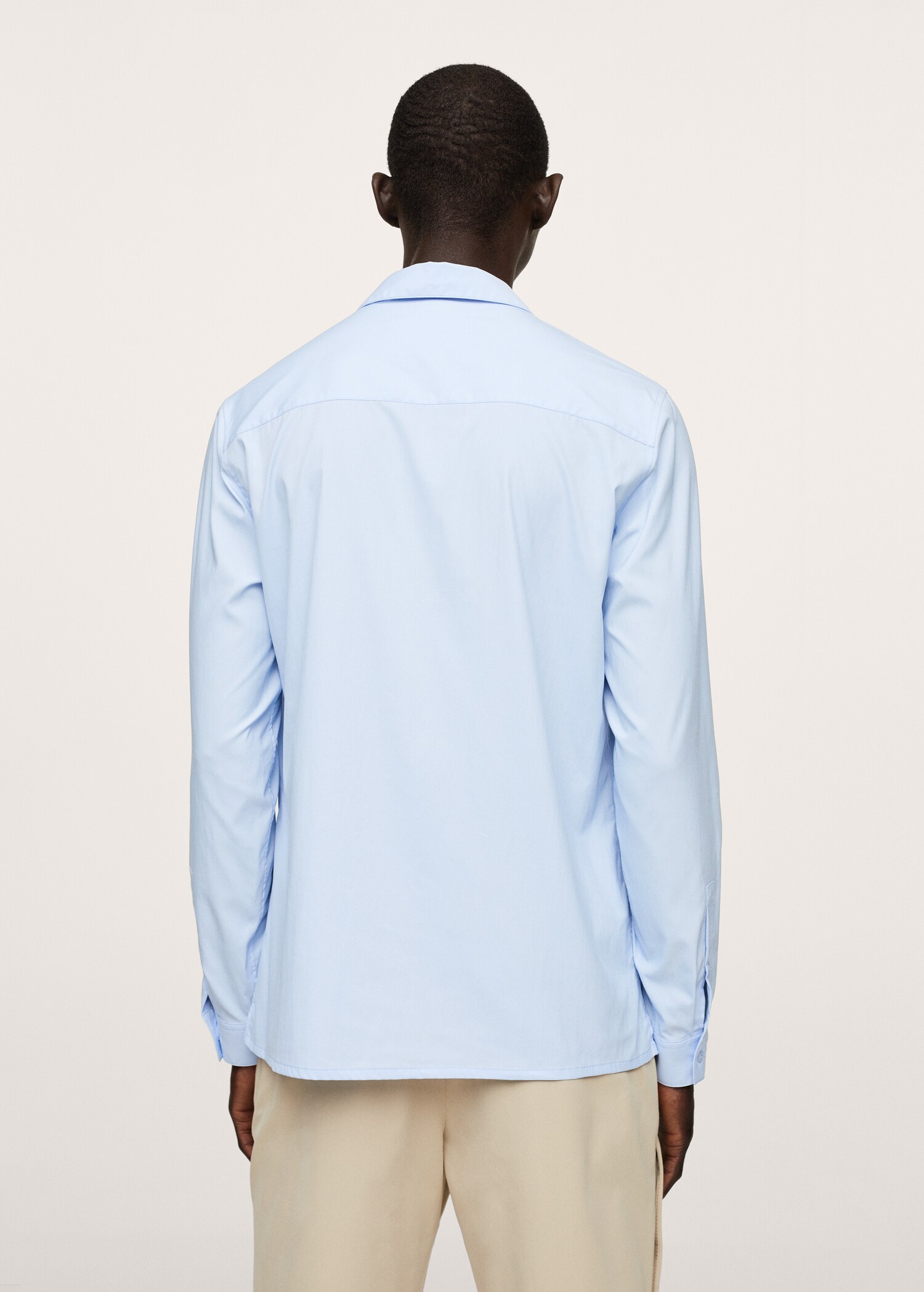 Regular-fit crease-resistant shirt - Reverse of the article