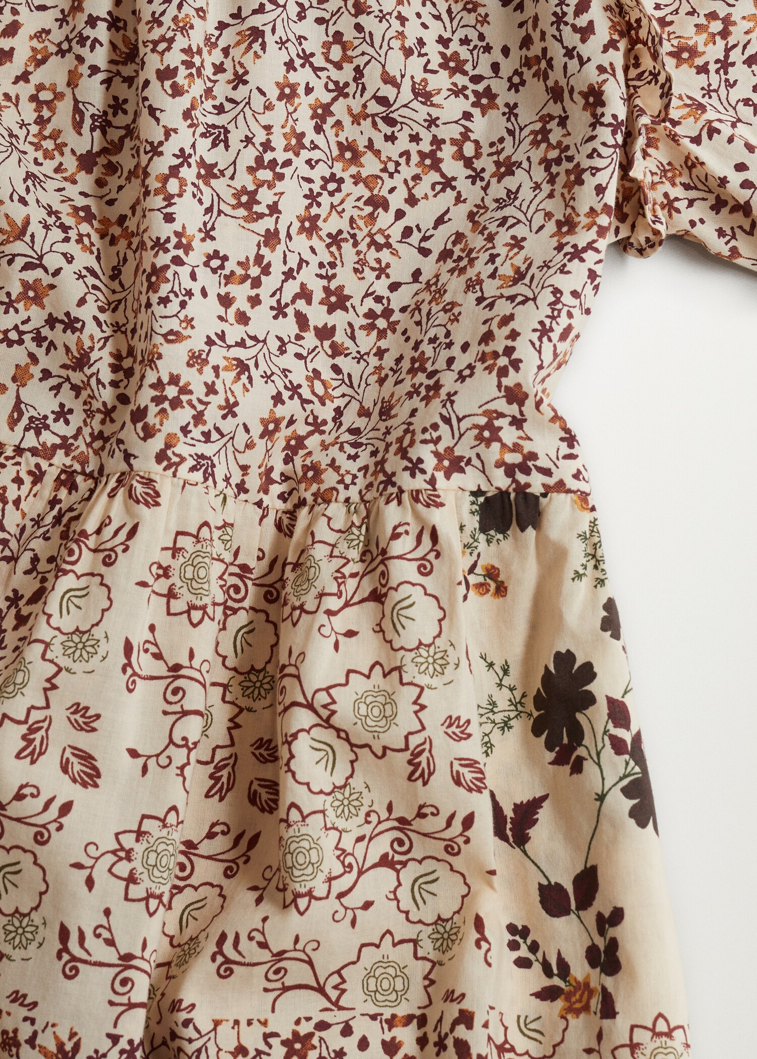 Vestido estampado patchwork - Detalle del artículo 8