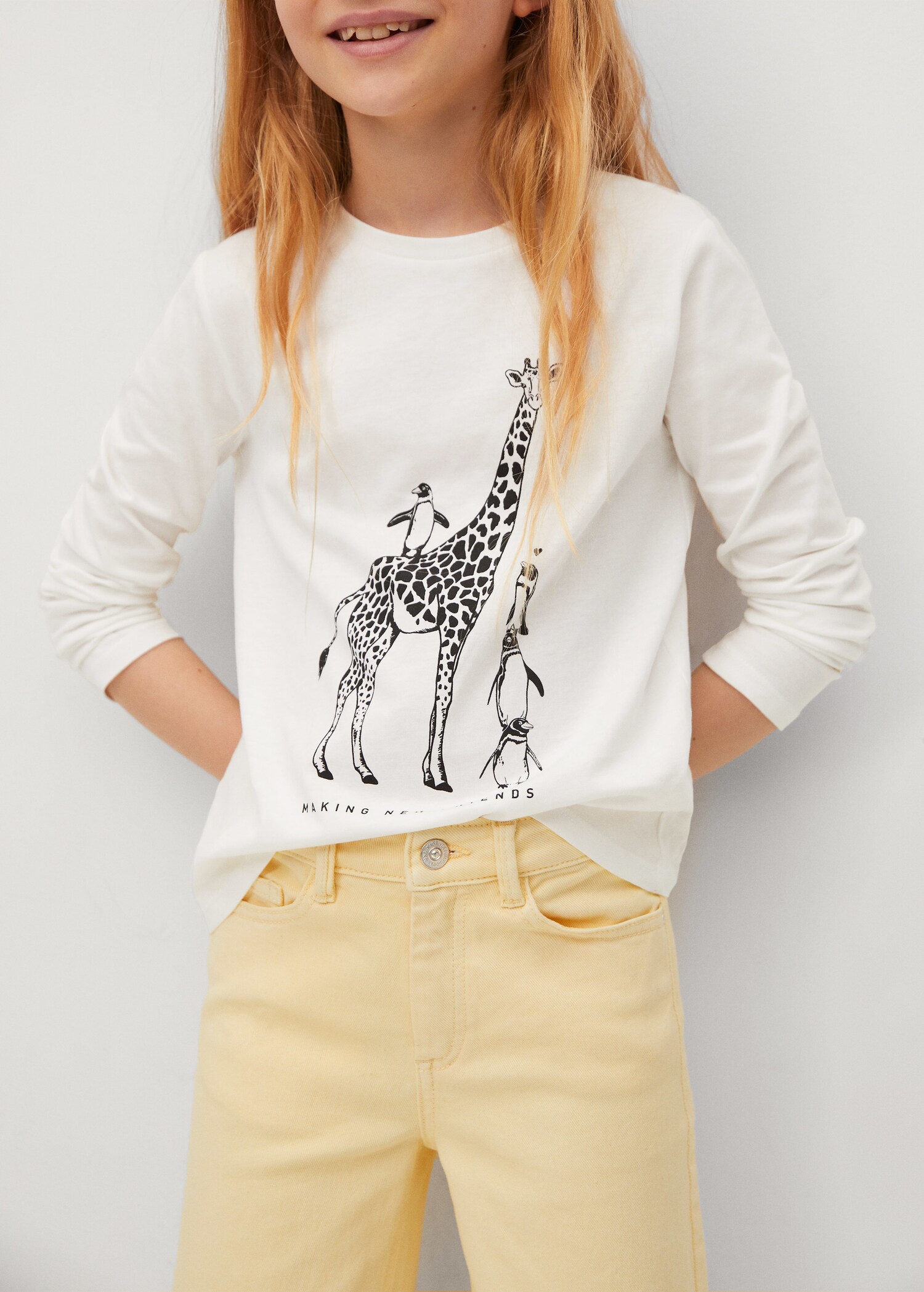 Camiseta manga larga estampada - Detalle del artículo 1