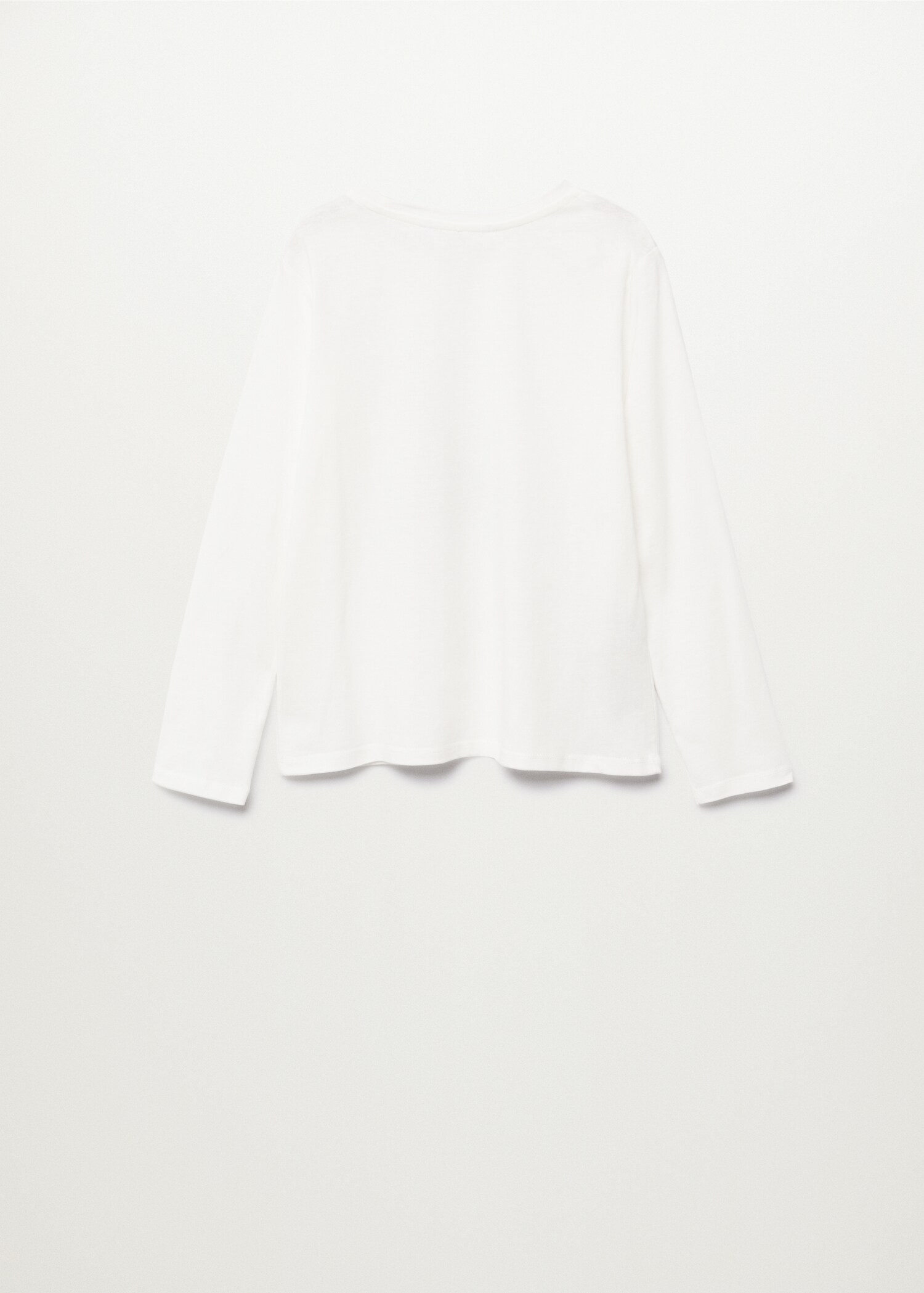 Camiseta manga larga estampada - Reverso del artículo