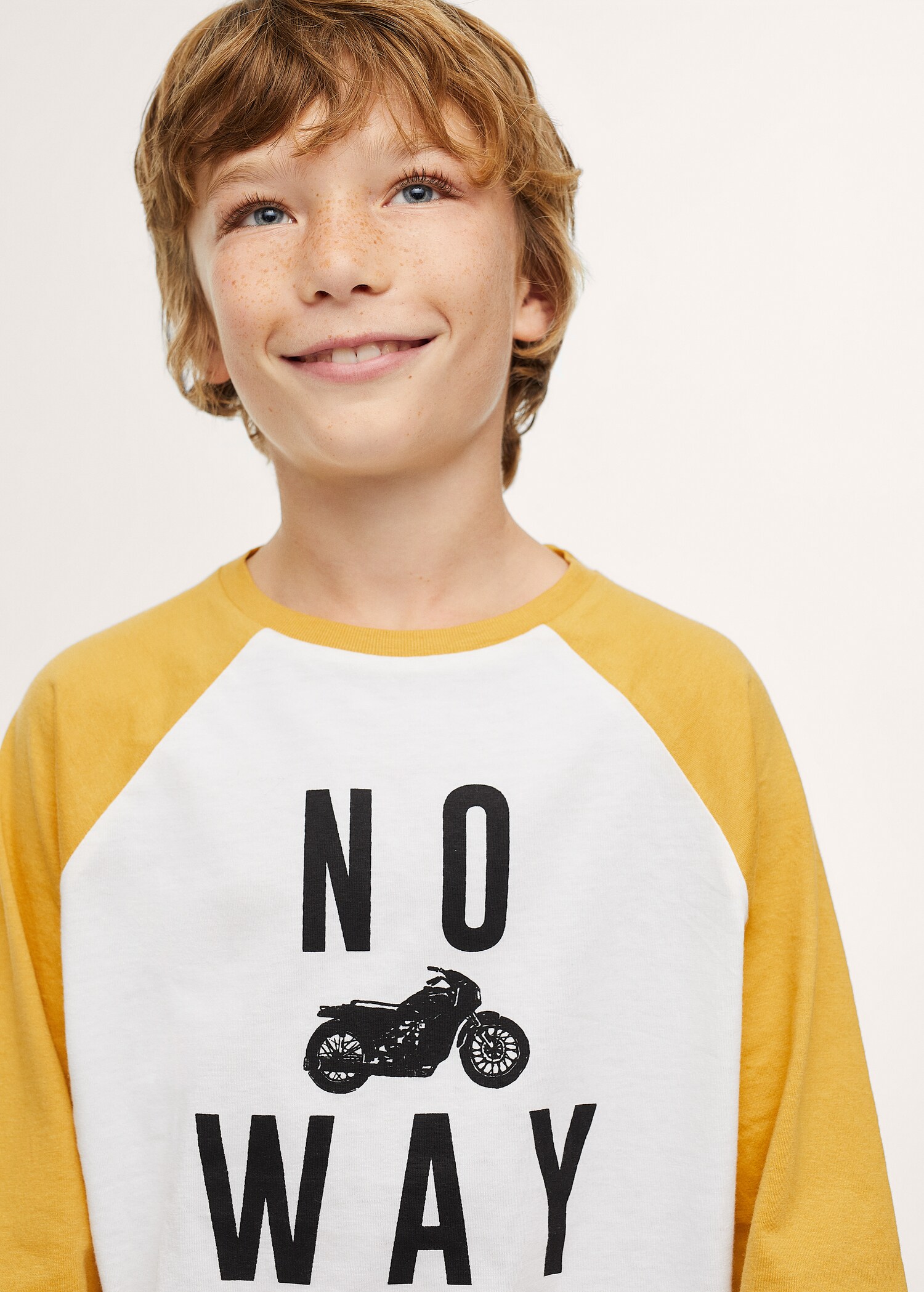 T-shirt manches longues imprimé - Plan moyen