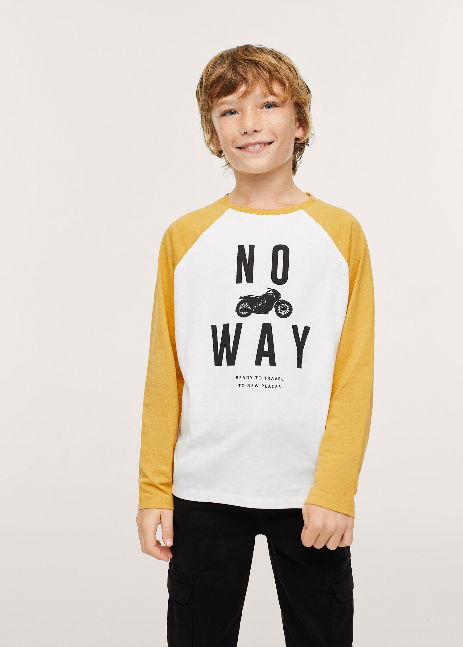 T-shirt manches longues imprimé - Détail de l'article 1