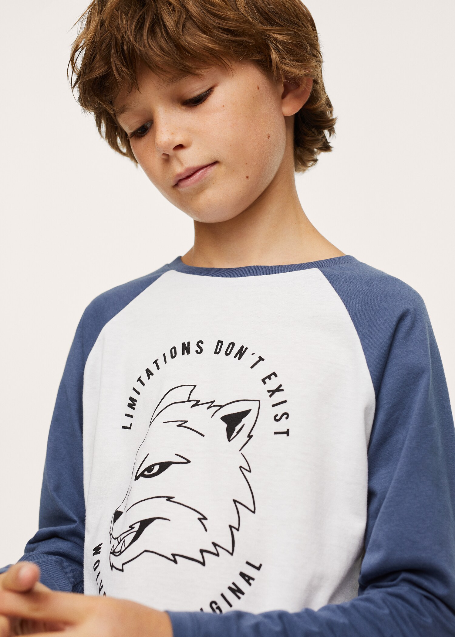 T-shirt manches longues imprimé - Détail de l'article 1