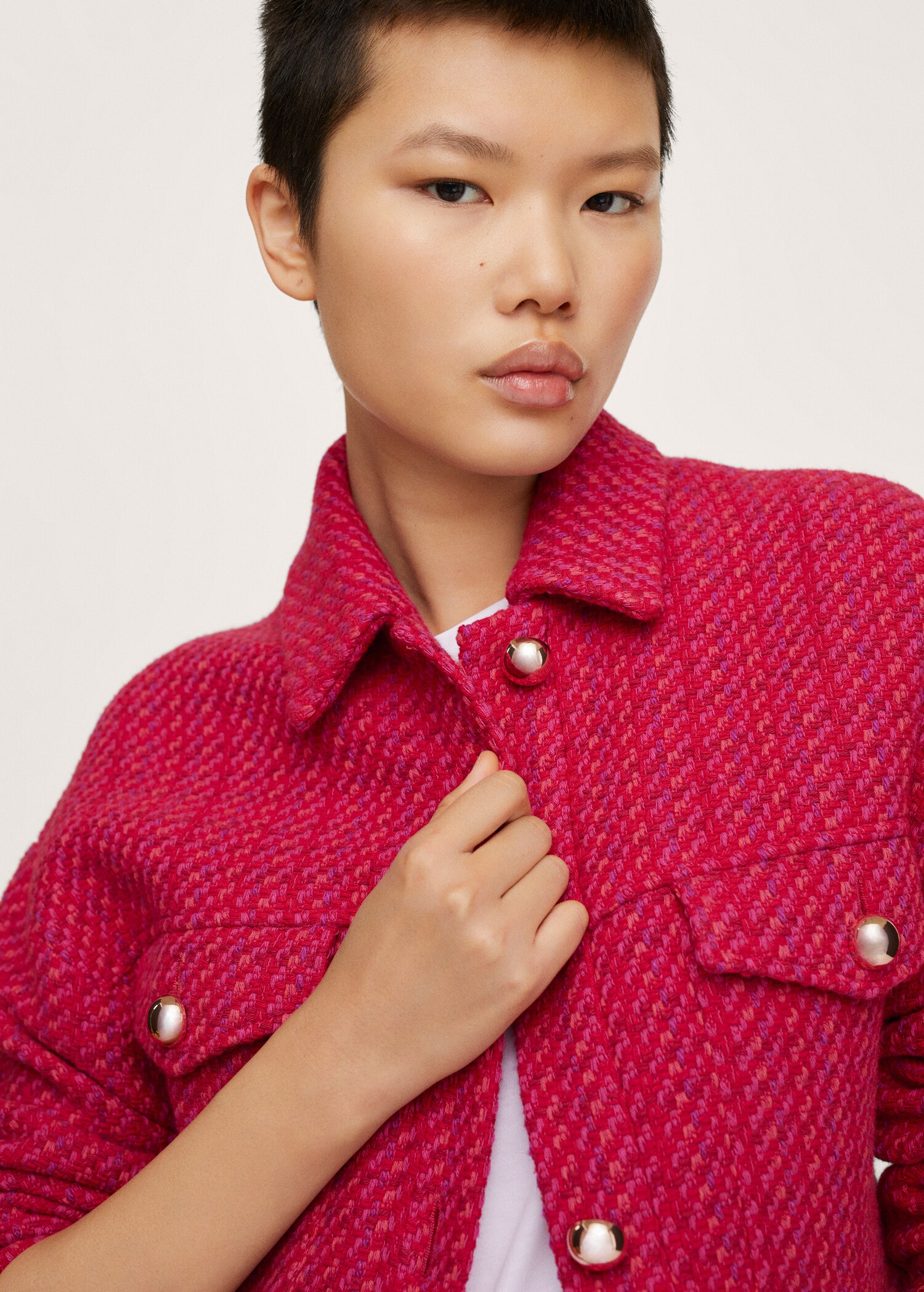 Crop tweed jacket - Details of the article 3