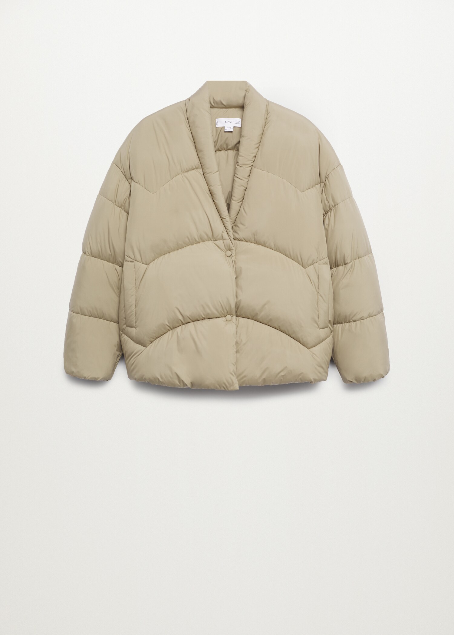 Anorak acolchado cuello pico - Artículo sin modelo