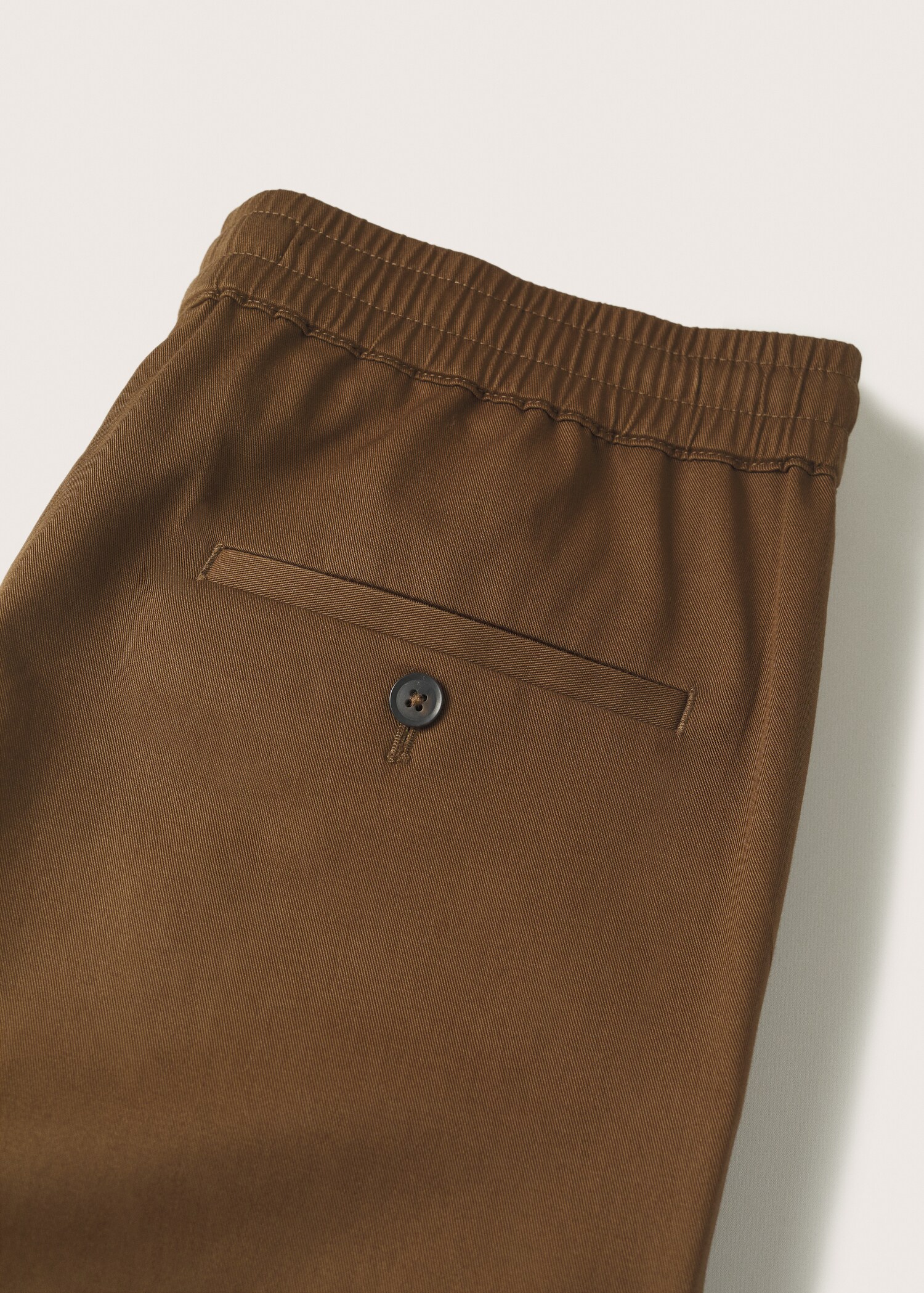 Elastic waist cotton trousers - Details of the article 8