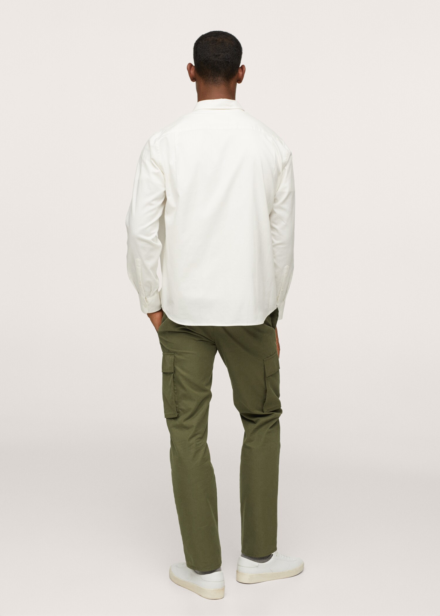 Camisa algodón bolsillo - Reverso del artículo