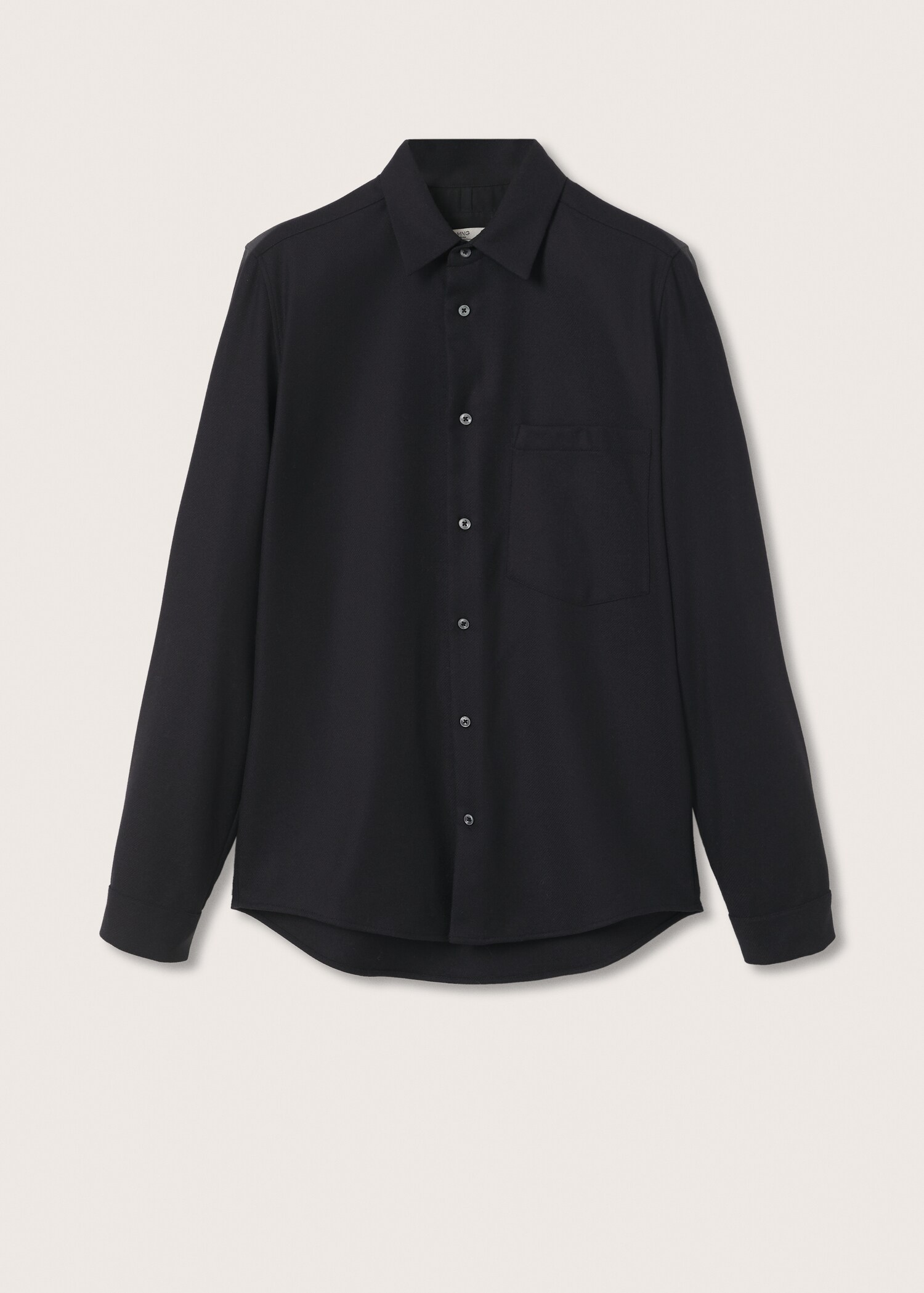 Košile regular fit panenská vlna - Zboží bez modelu