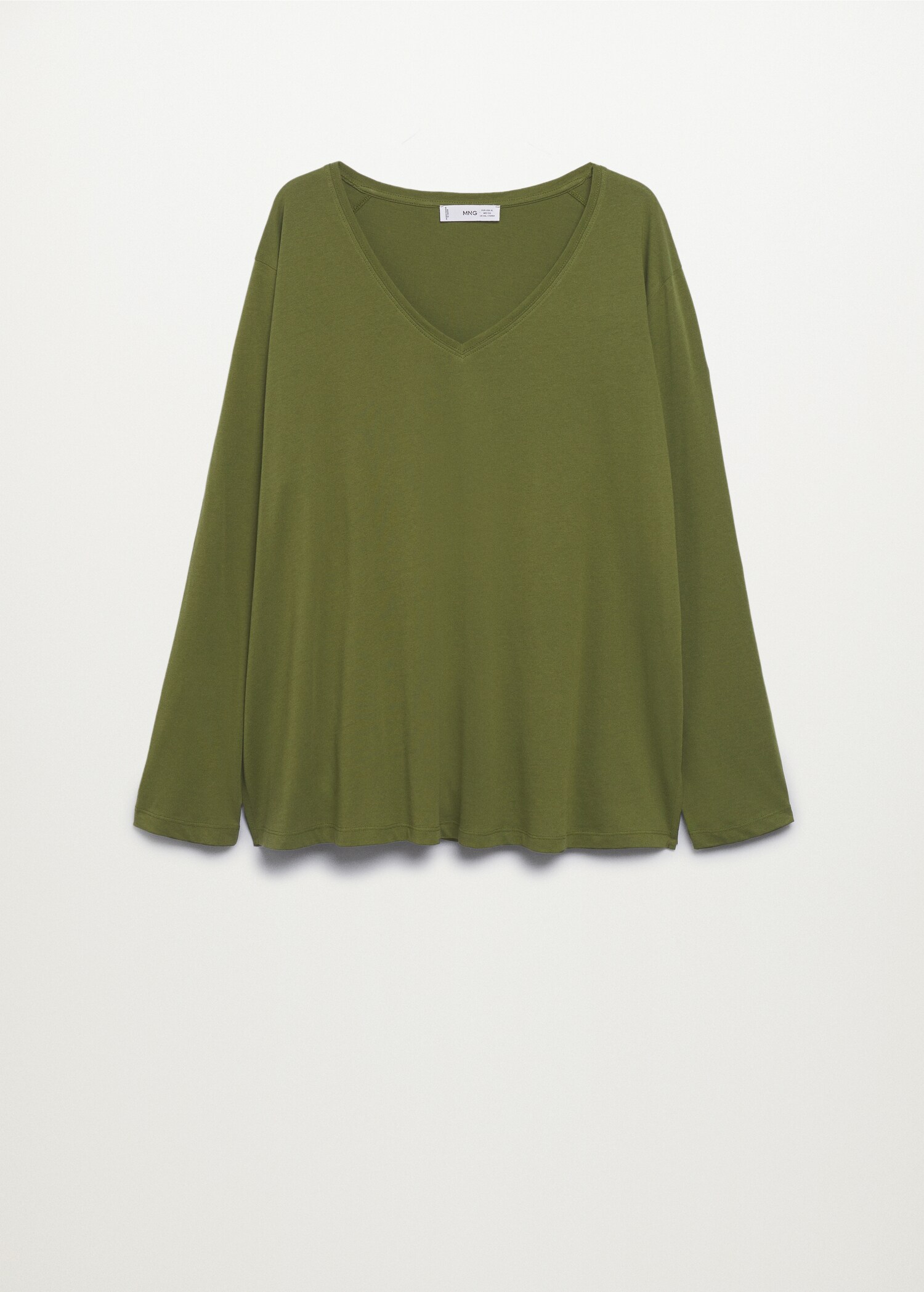 Long sleeve cotton t-shirt - Article without model