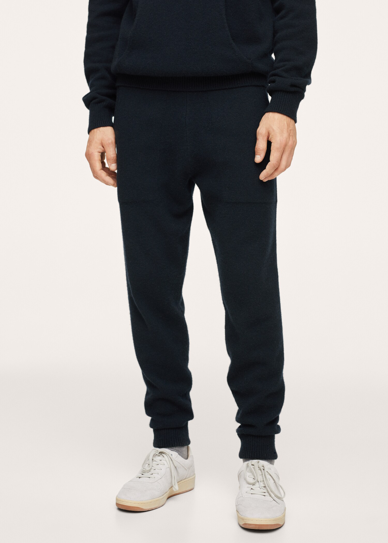 Pantalón jogger punto lana cashmere - Detalle del artículo 1