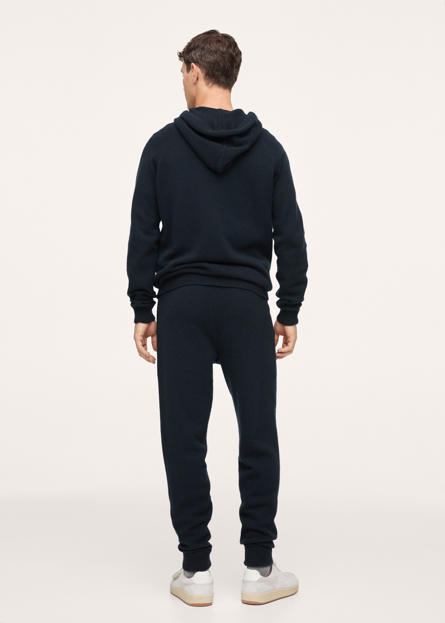Pantalón jogger punto lana cashmere - Reverso del artículo