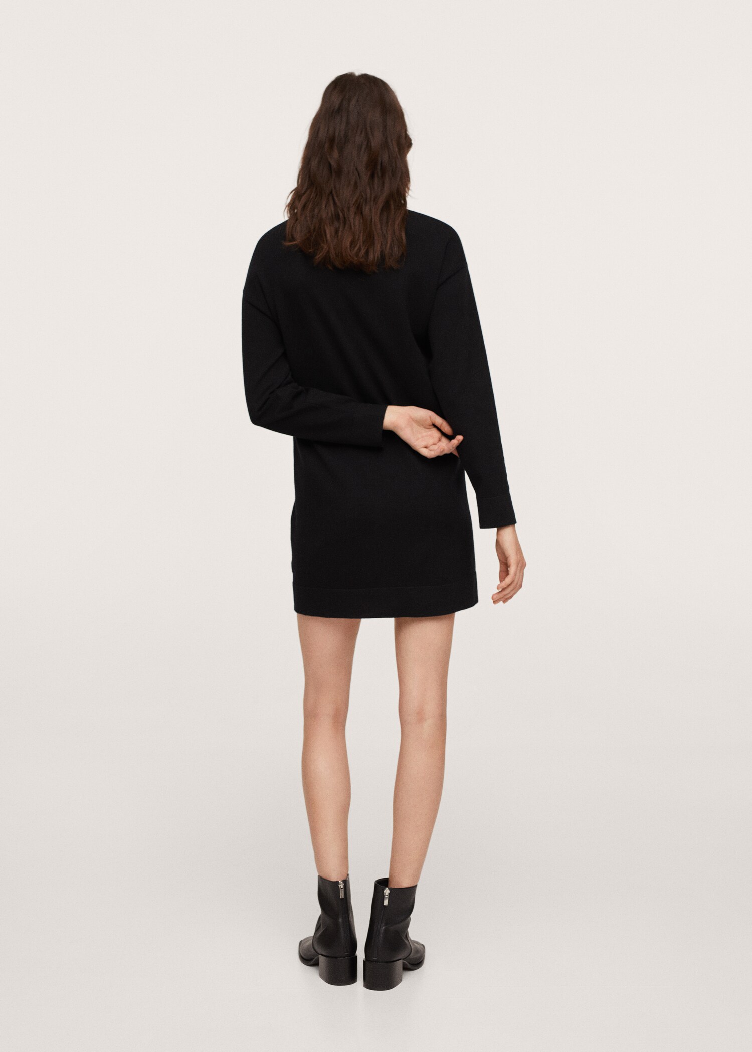 Vestido cuello cremallera - Reverso del artículo