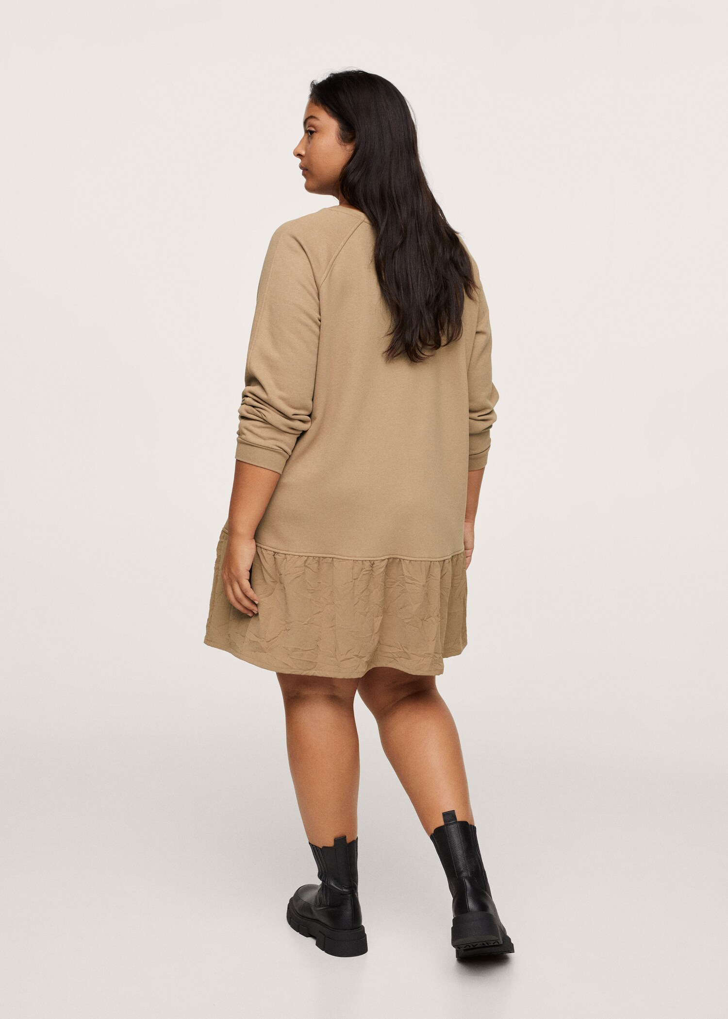Vestido algodón volante - Reverso del artículo