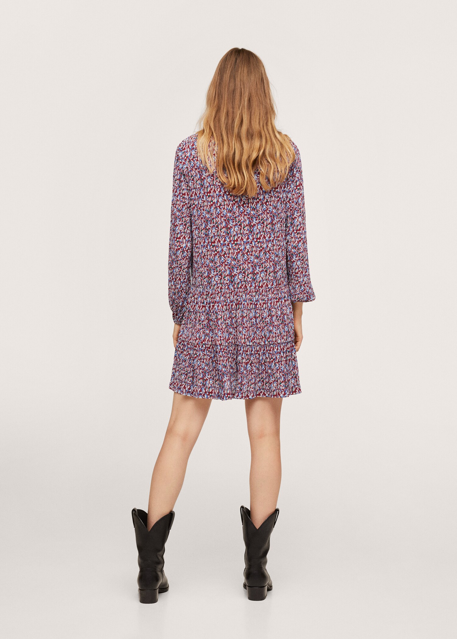 Vestido estampado floral - Reverso del artículo
