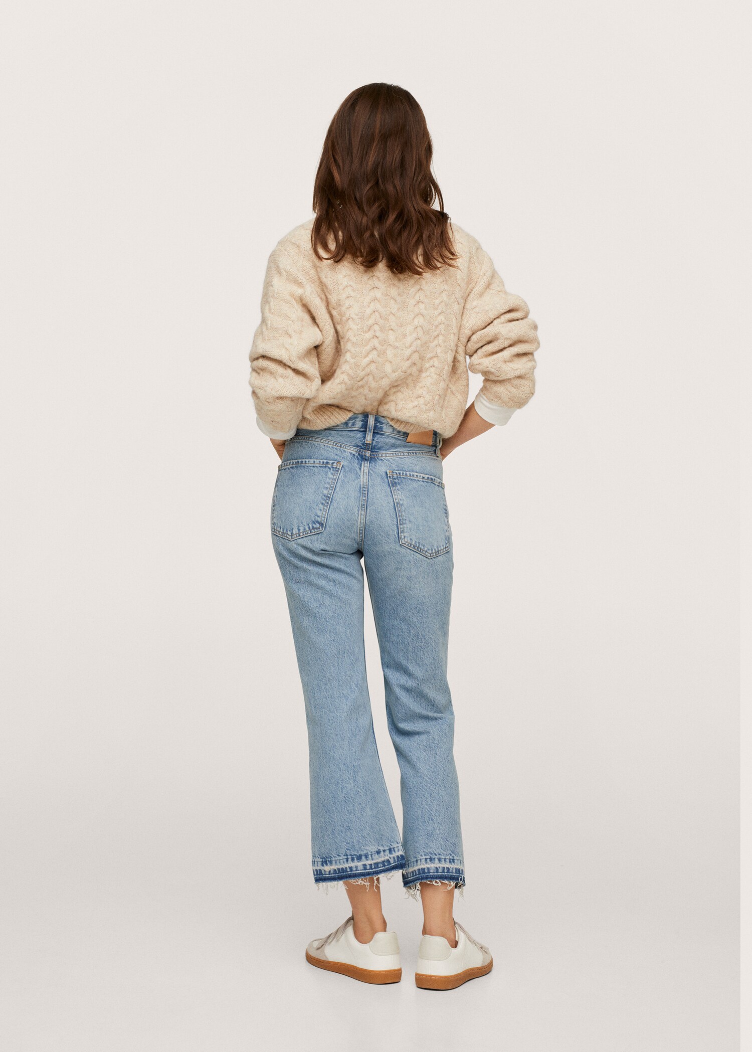 Jeans Flare tiro medio - Reverso del artículo