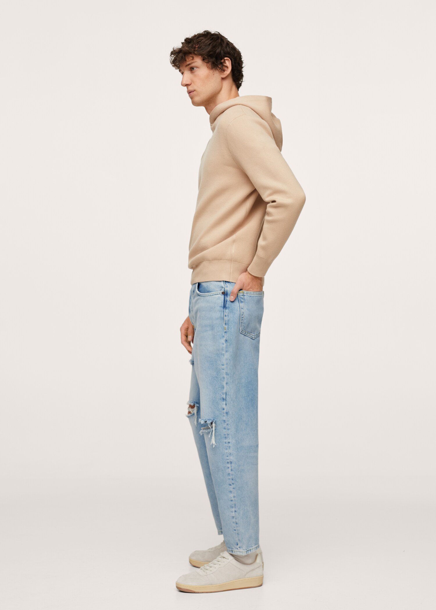 Jeans straight-fit rotos  - Detalle del artículo 2