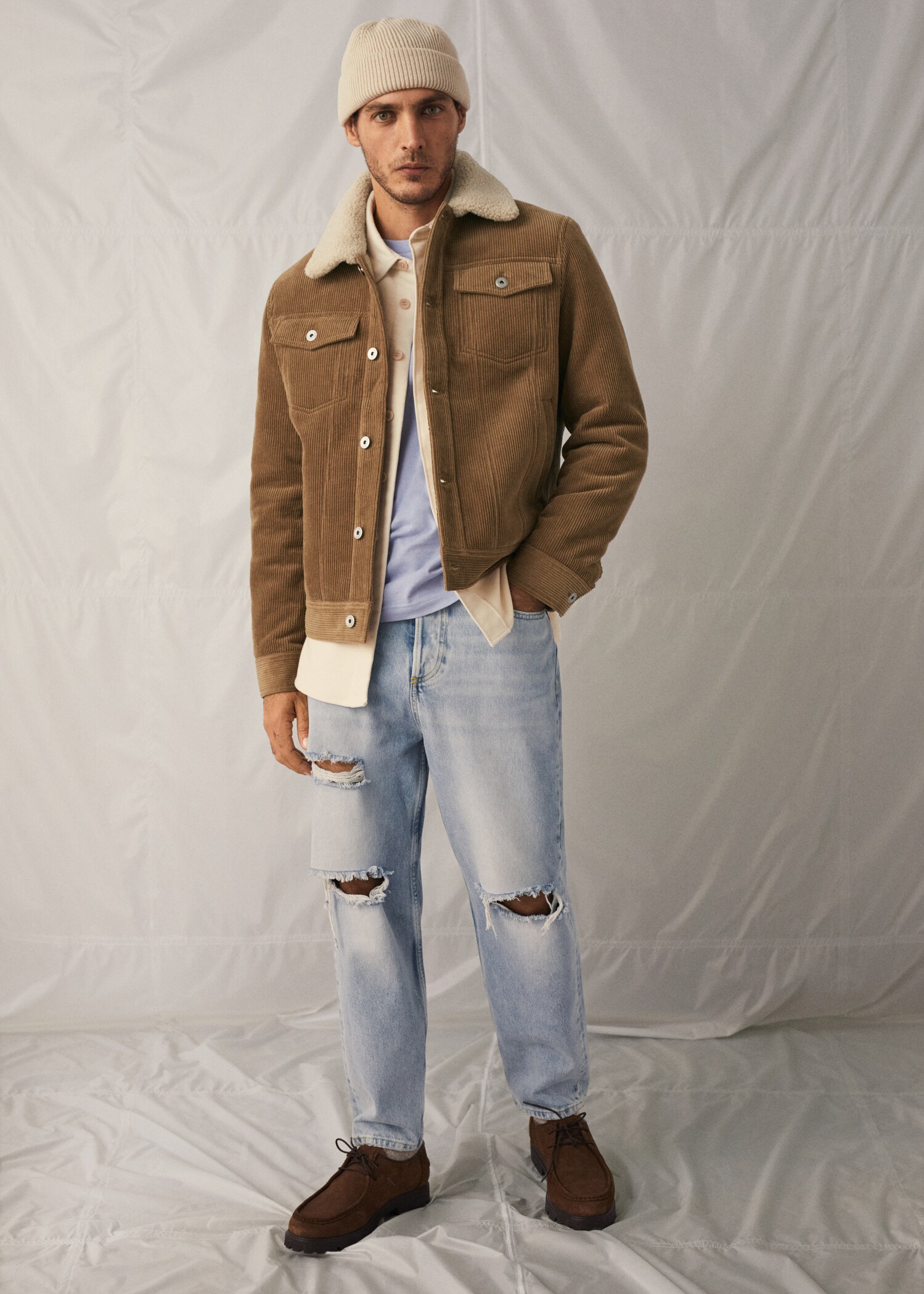 Jeans straight-fit rotos  - Detalle del artículo 5