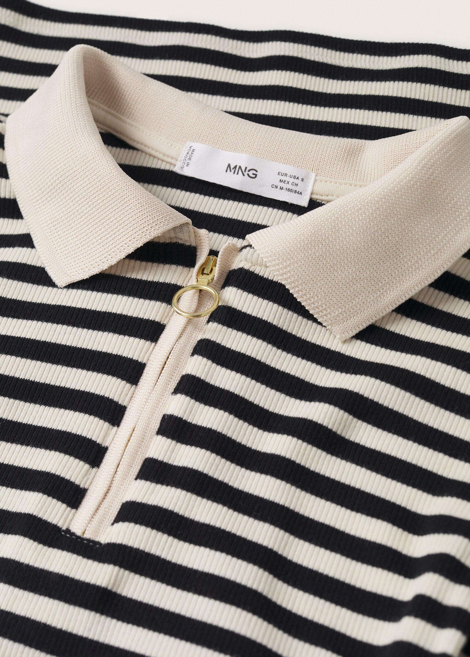 Polo coton à rayures - Détail de l'article 8