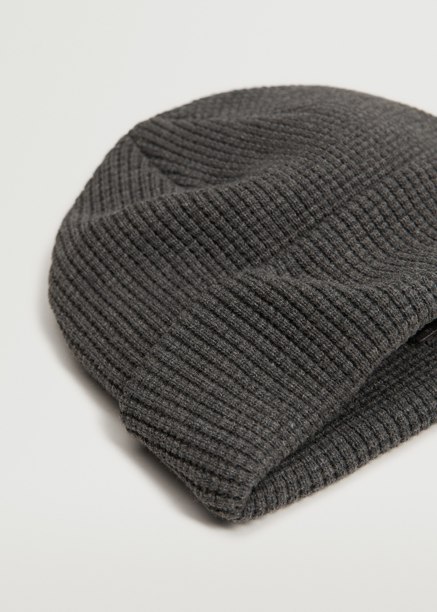 Knit cotton beanie - Medium plane