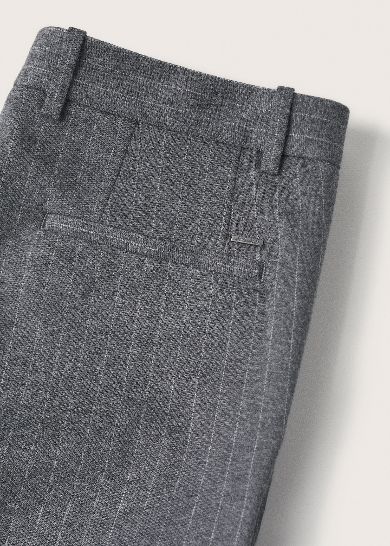 Kalhoty tapered fit s proužky - Detail zboží 8