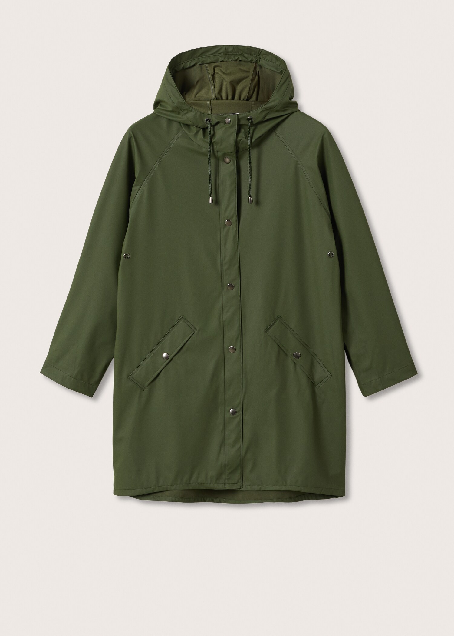 Nepromokavá parka s kapucí - Zboží bez modelu