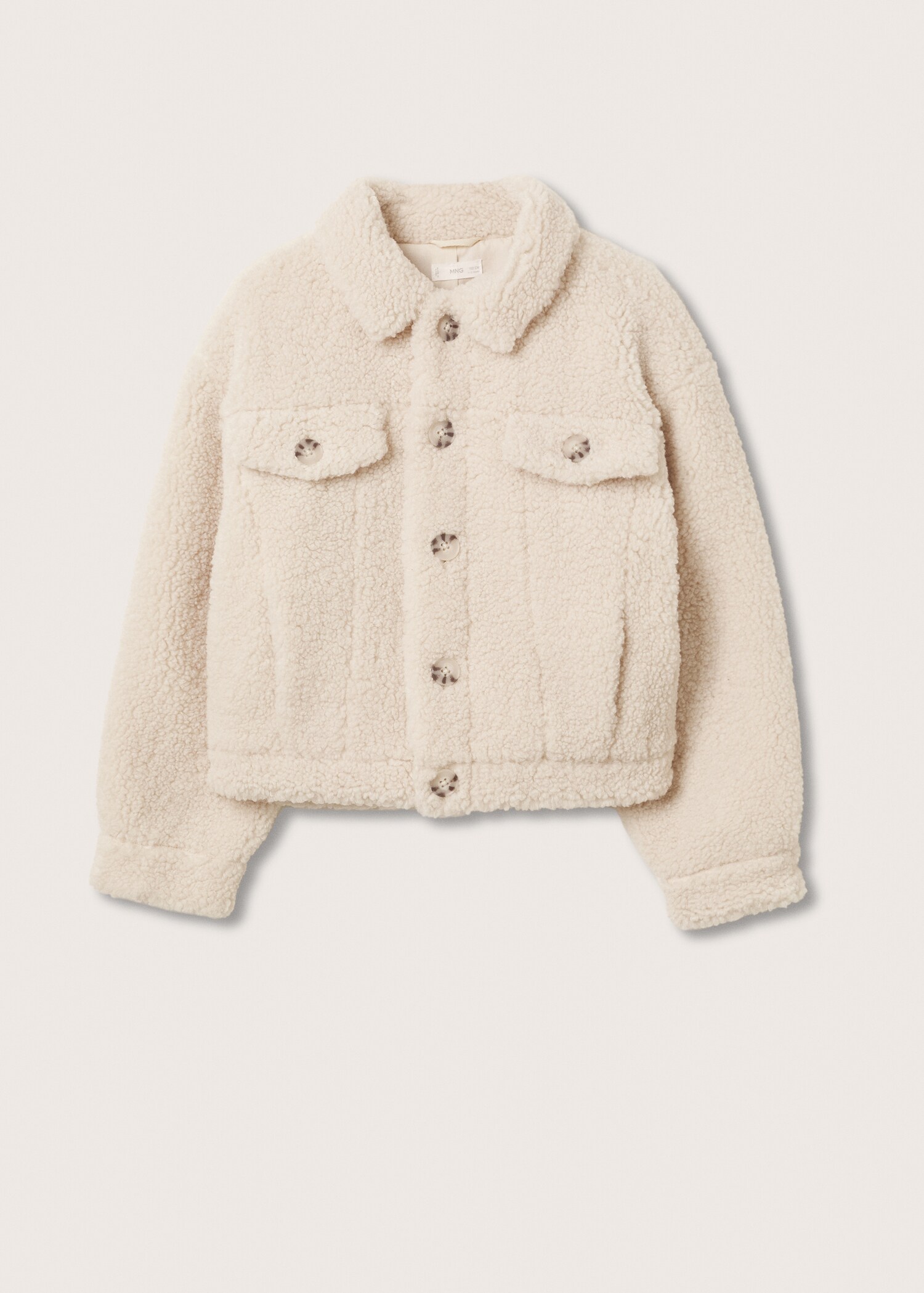 Oversized faux-shearling jacket - Article without model