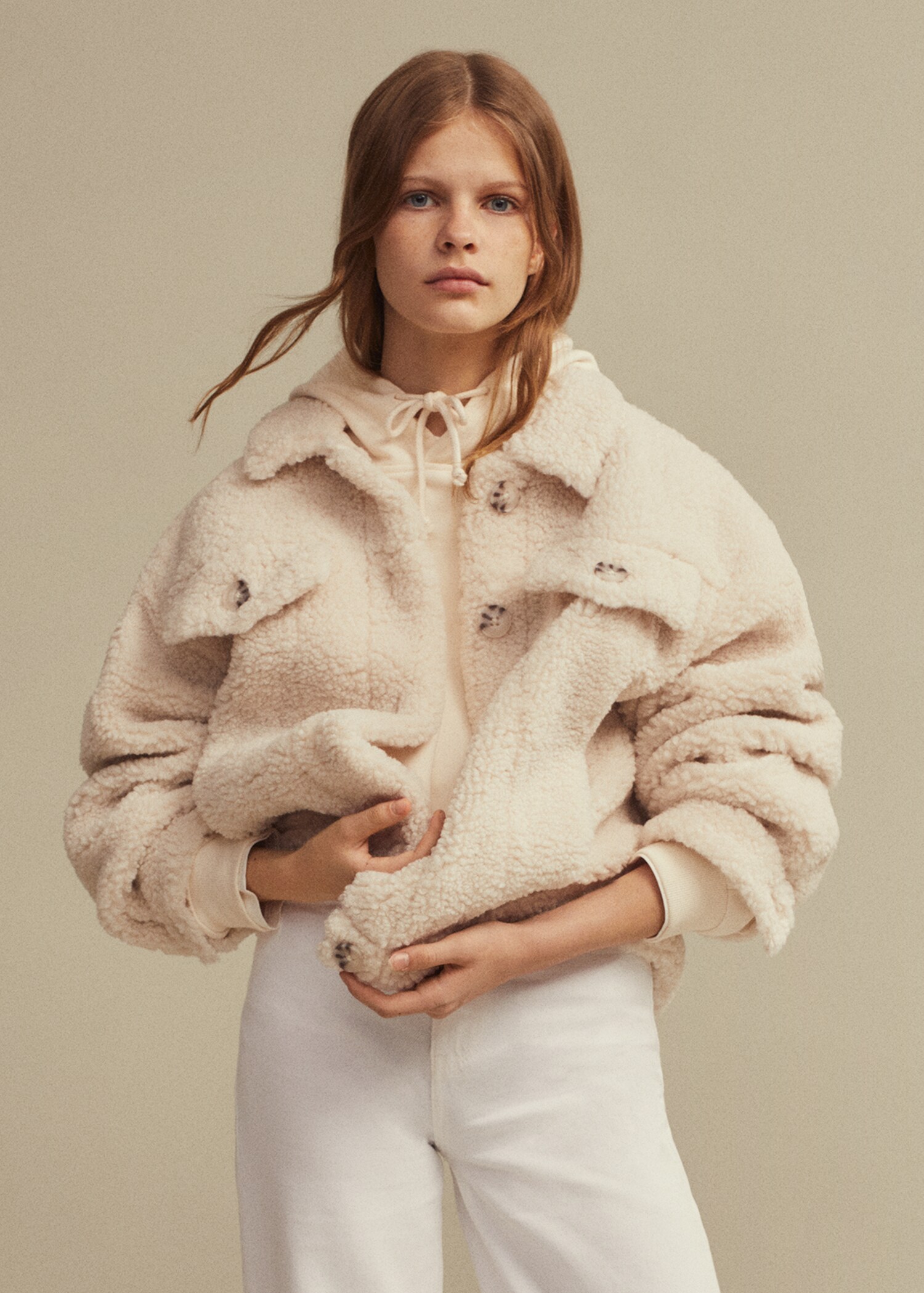 Oversized faux-shearling jacket - Details of the article 6