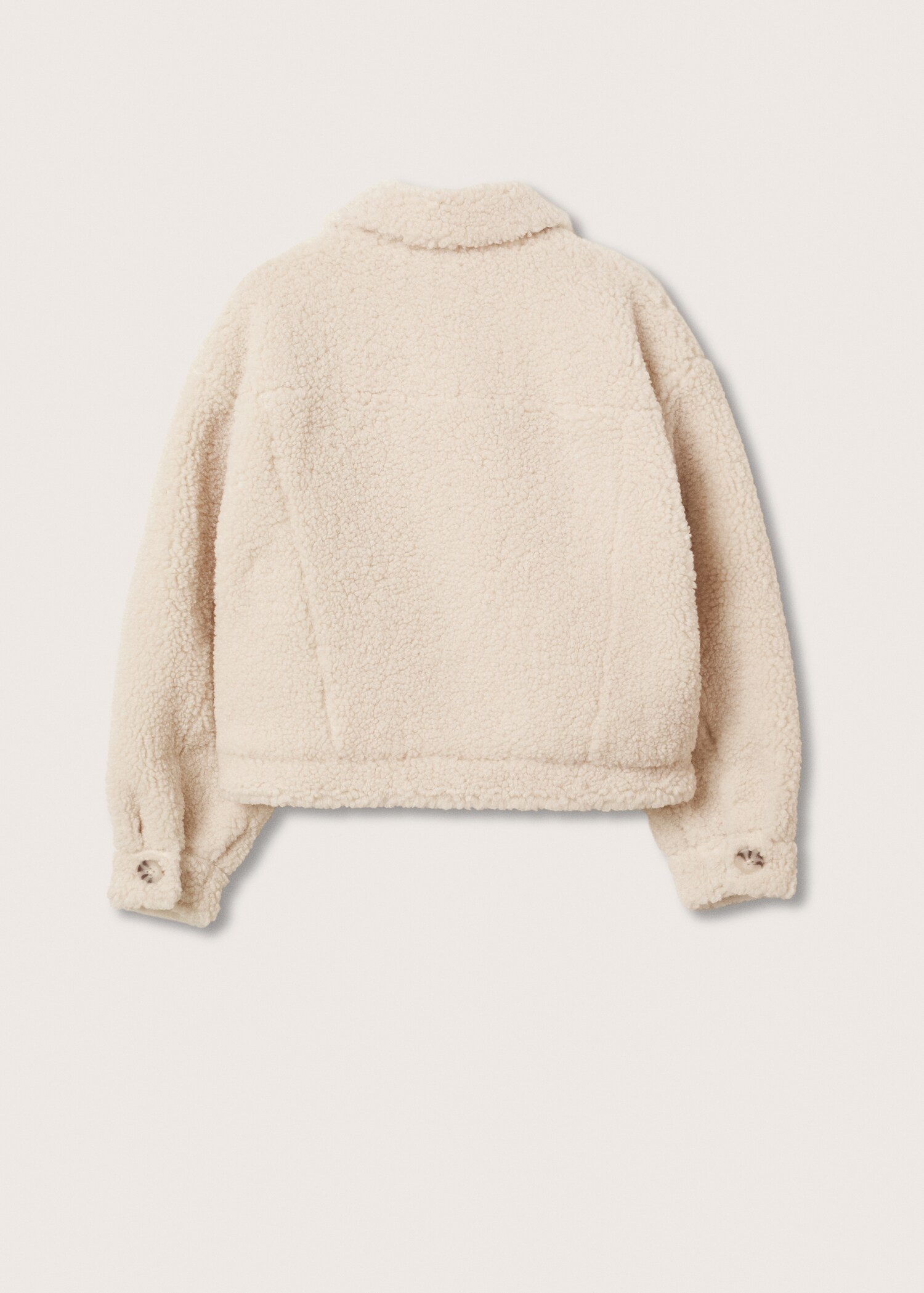 Oversized faux-shearling jacket - Reverse of the article