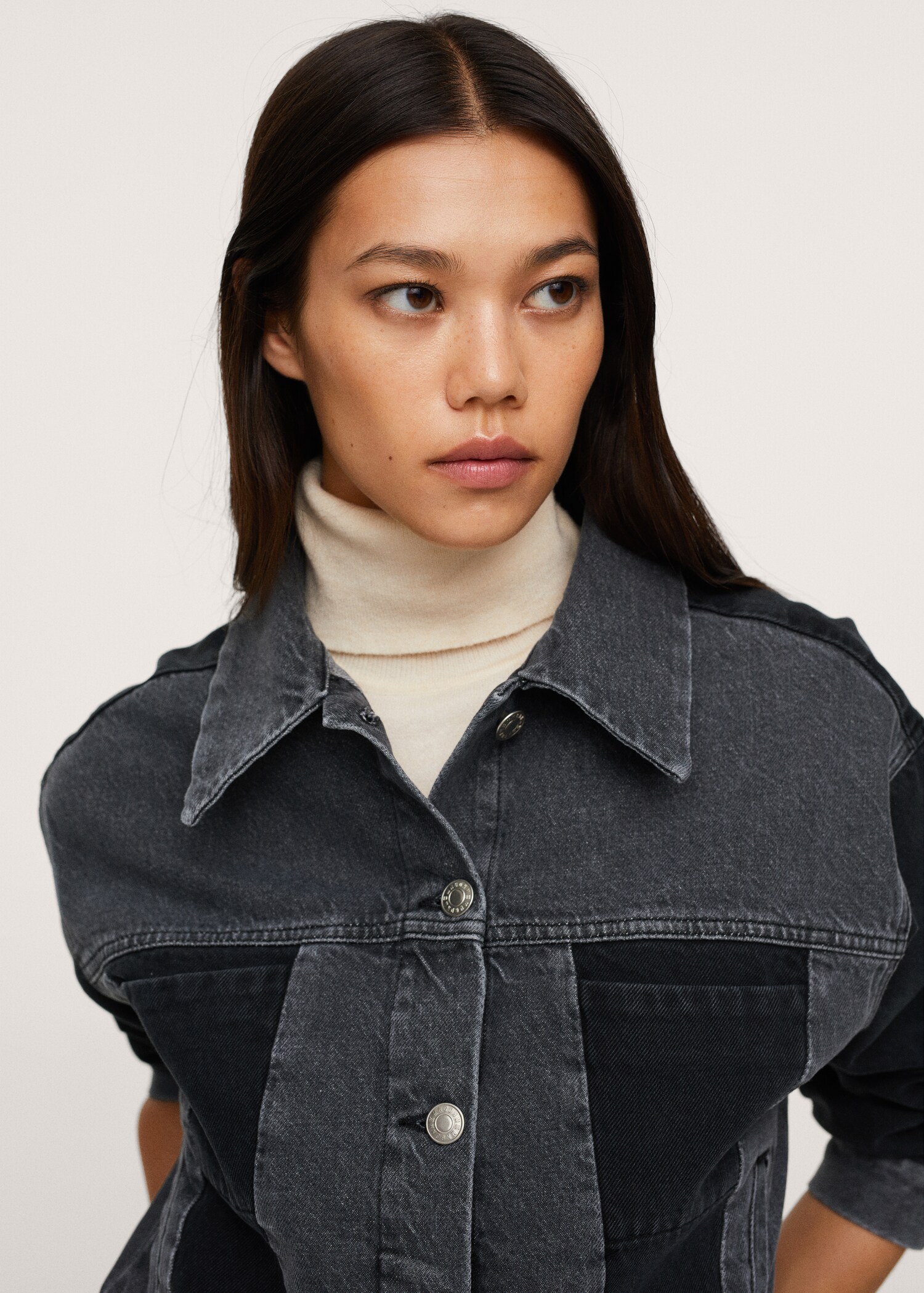 Cazadora crop denim - Detalle del artículo 1