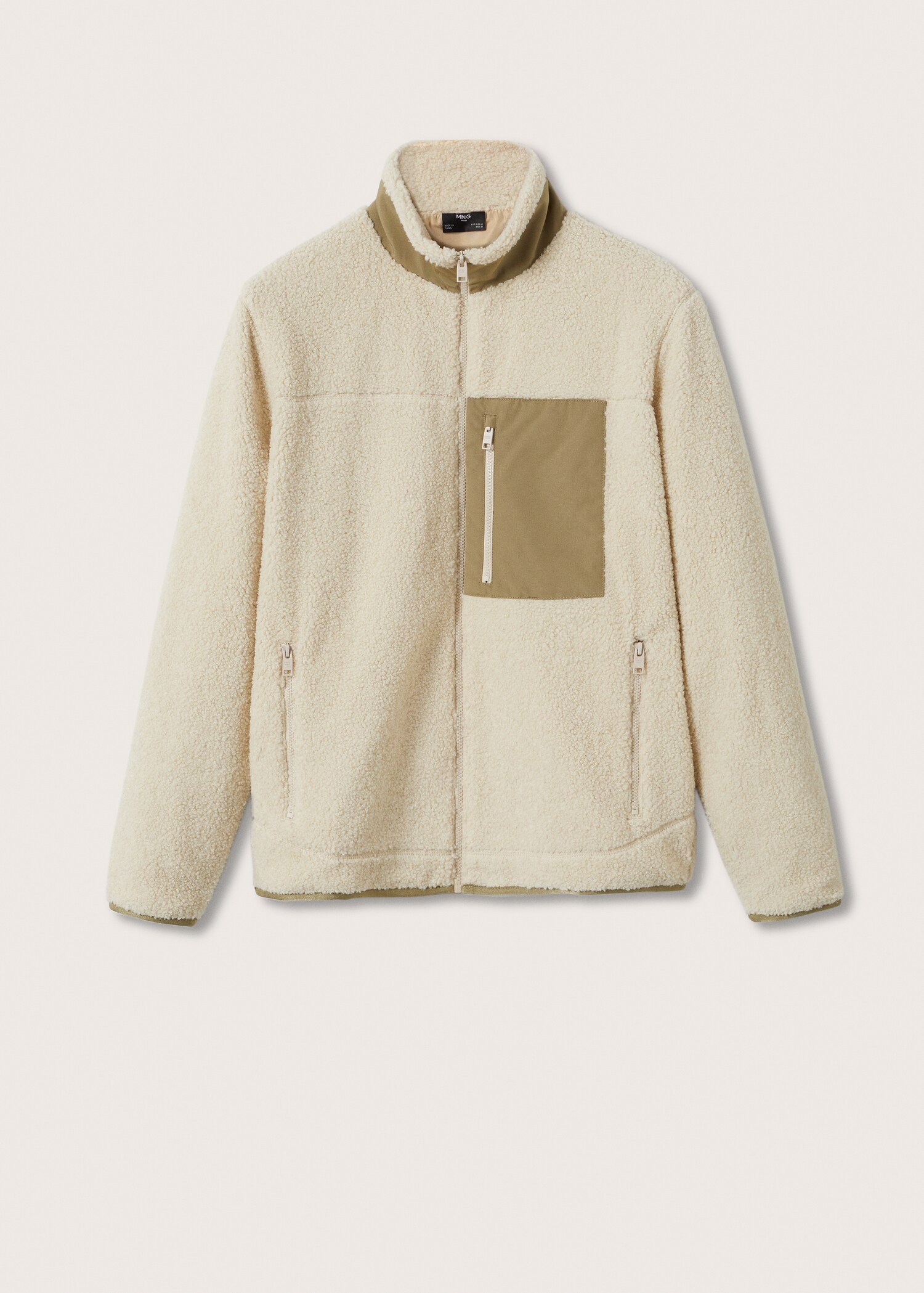 Chaqueta combinada borreguito - Artículo sin modelo
