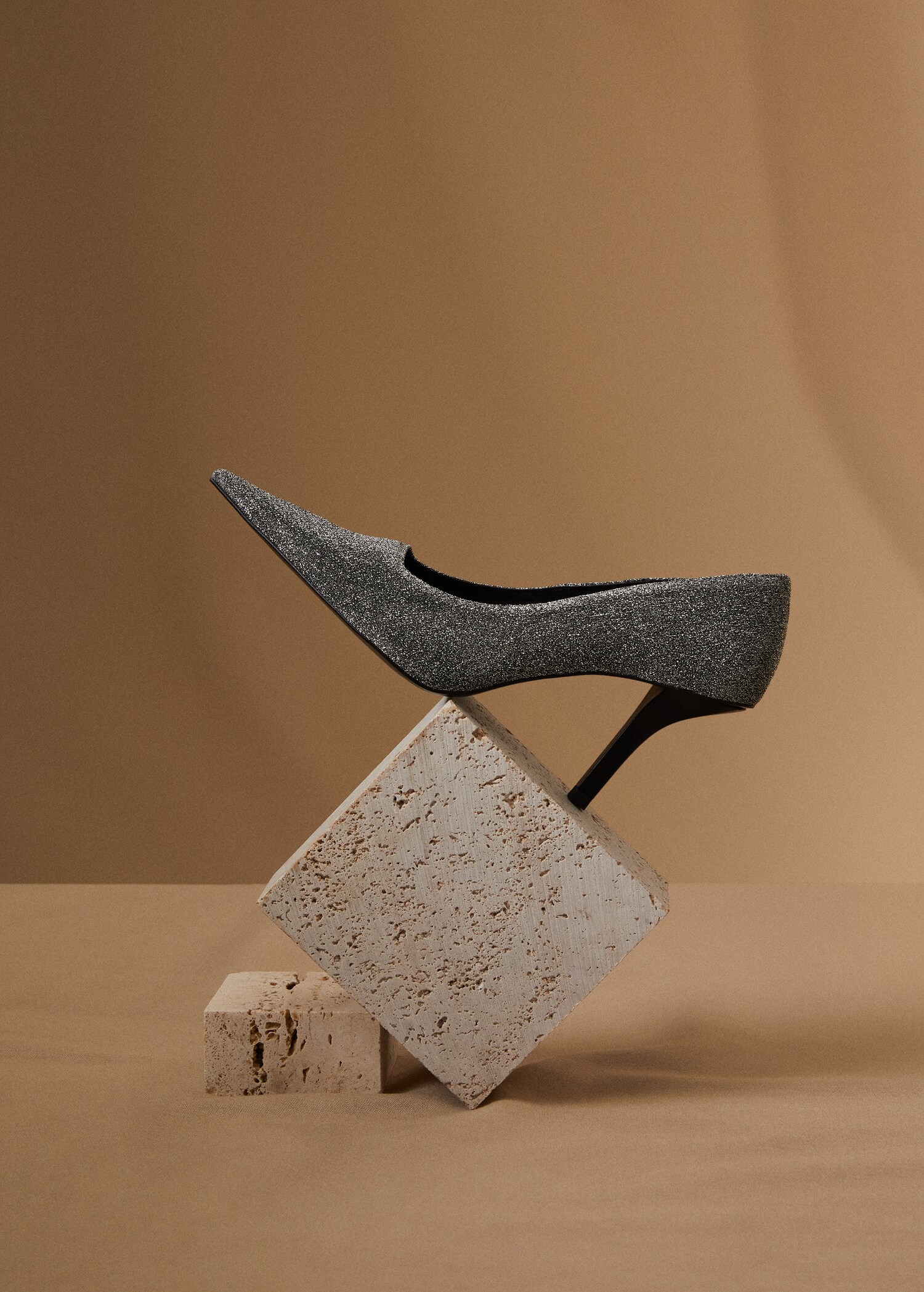 Lesklá bota na vysokém podpatku - Detail zboží 6