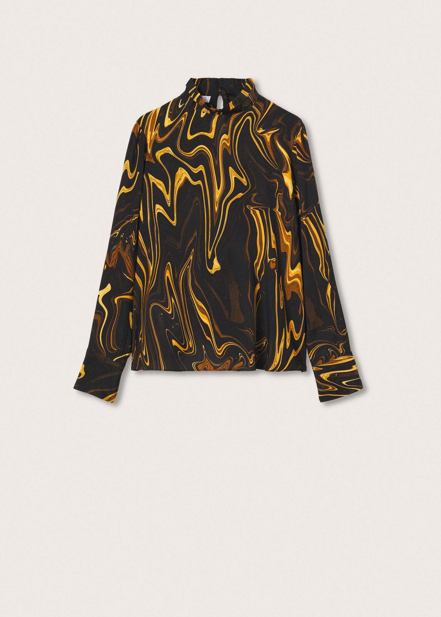 Marble-print blouse - Article without model