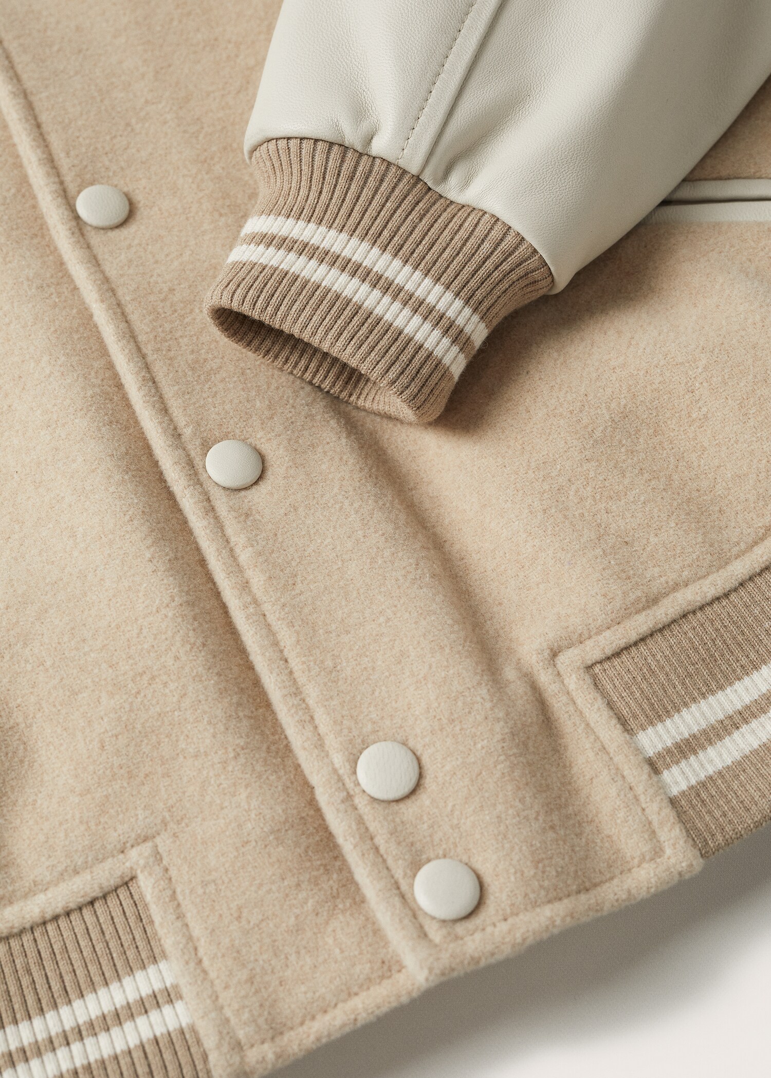 Bomber combinada piel lana - Detalle del artículo 8