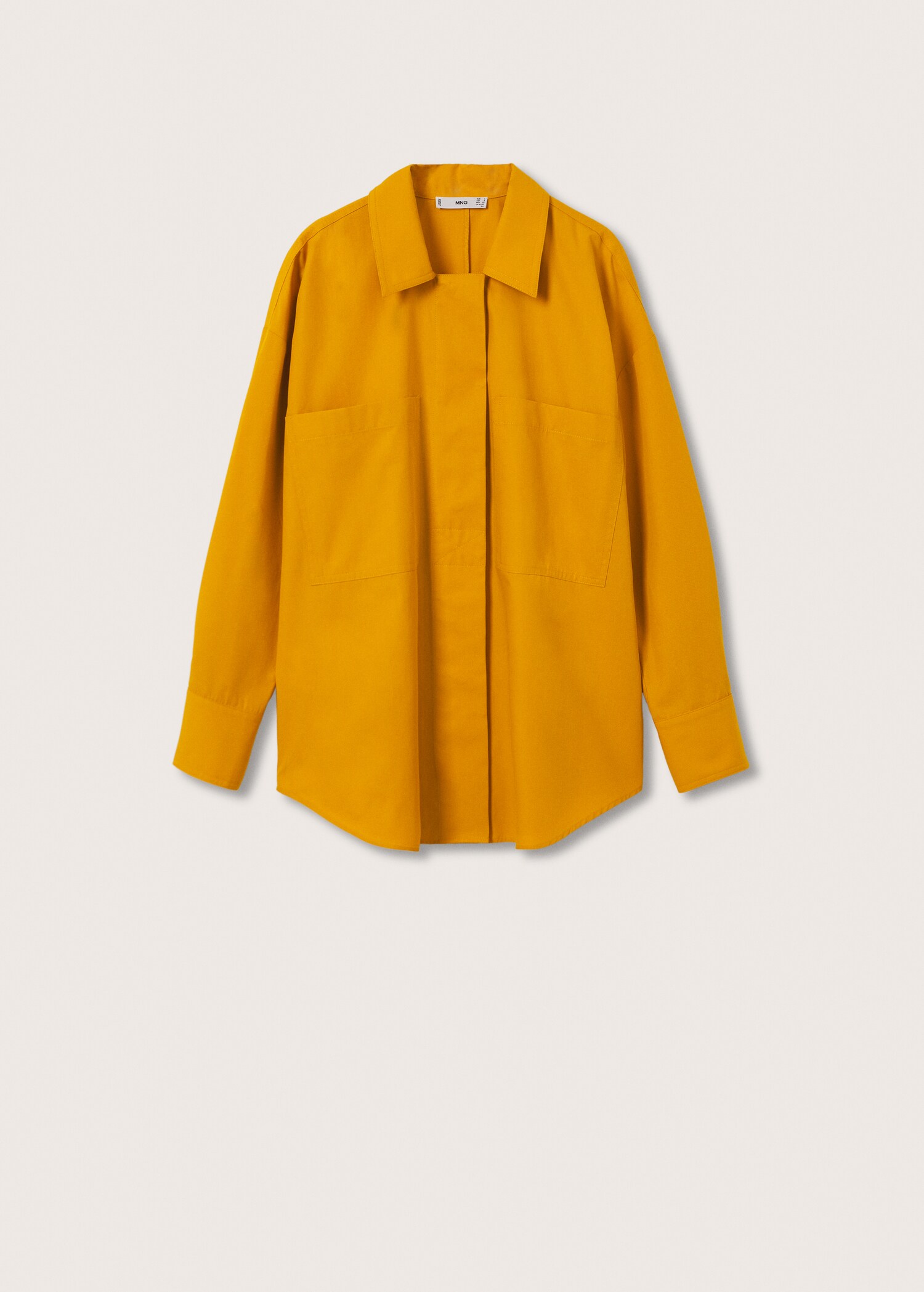 Bavlněná košile oversize - Zboží bez modelu