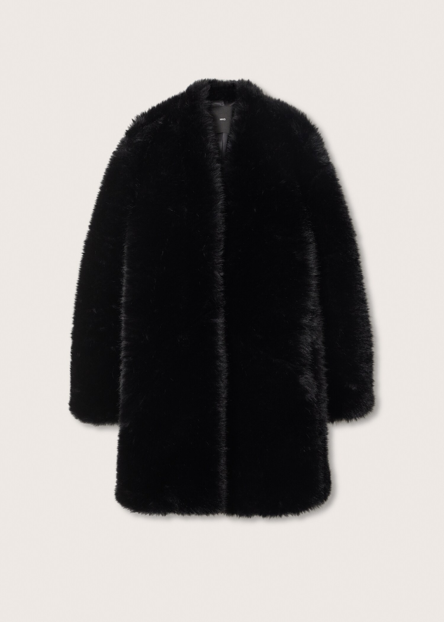 Kožešinový kabát oversize - Zboží bez modelu