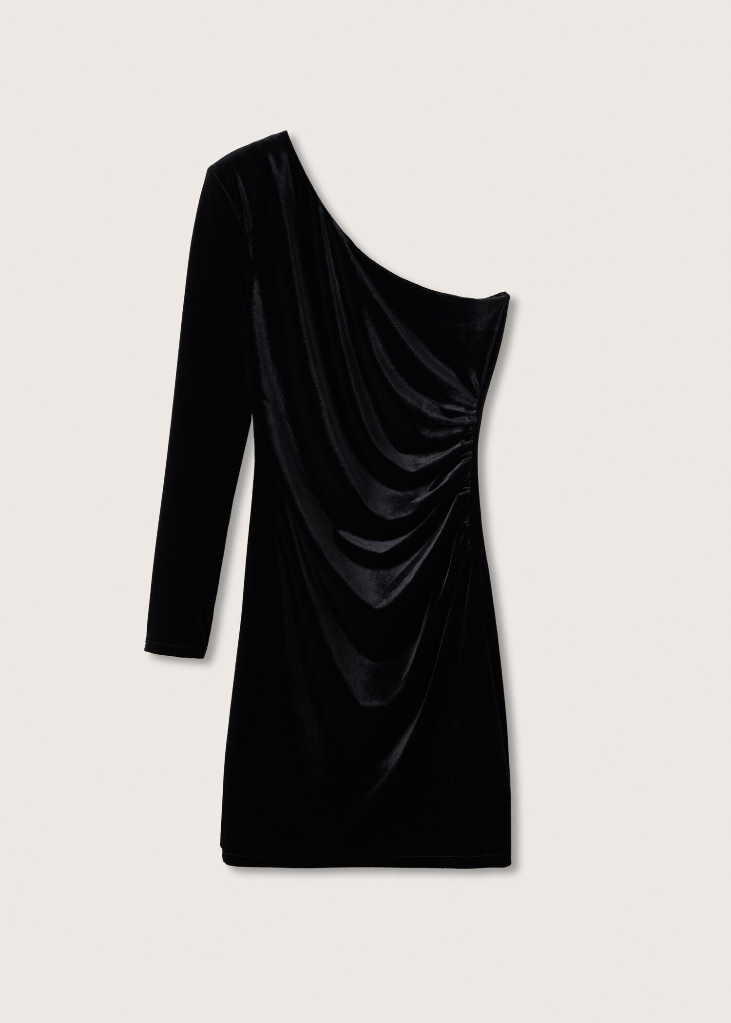 Vestido escote asimétrico - Artículo sin modelo