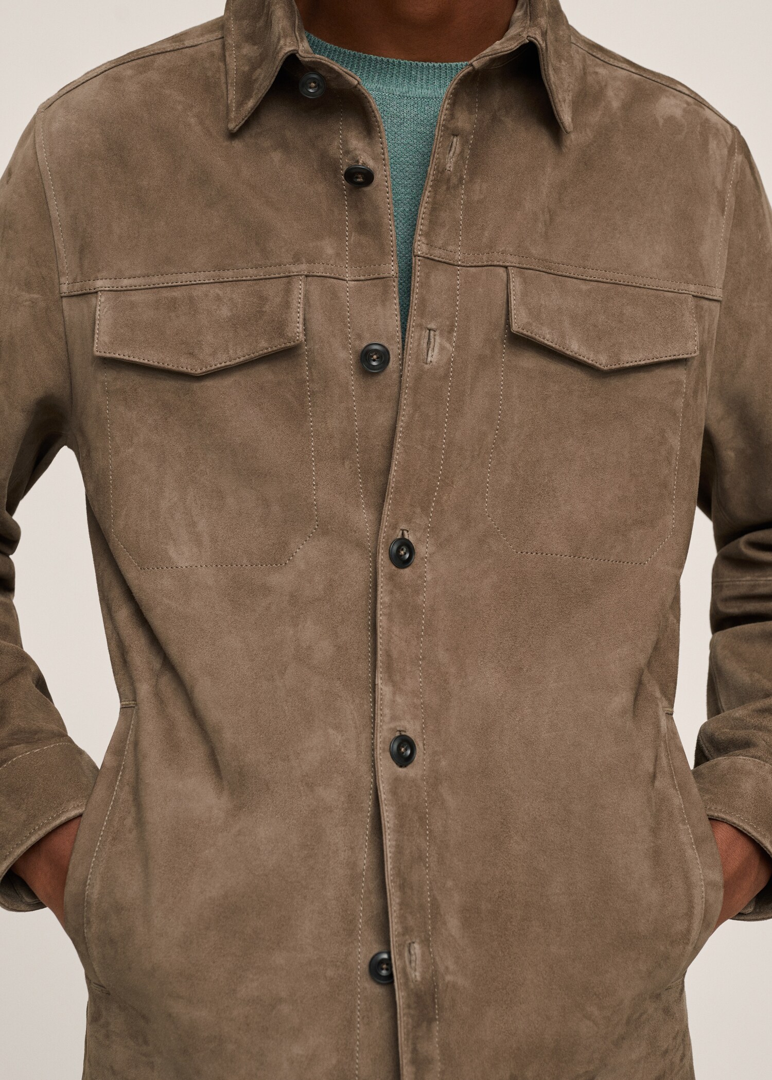 Chaqueta piel bolsillos - Detalle del artículo 3