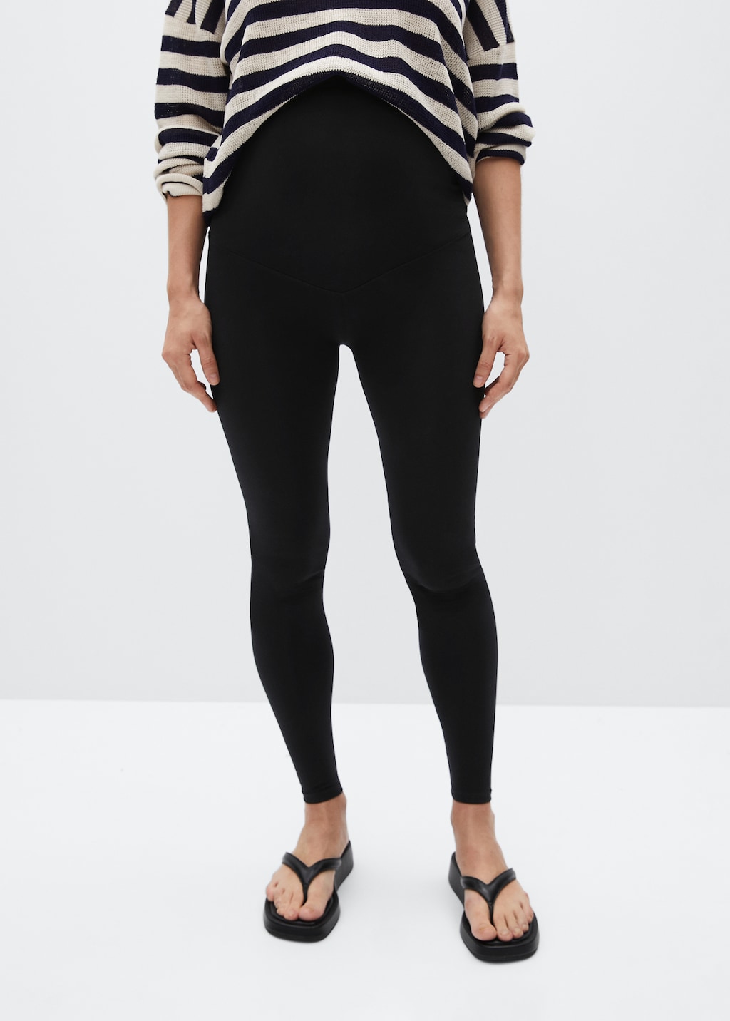 Maternity cotton leggings