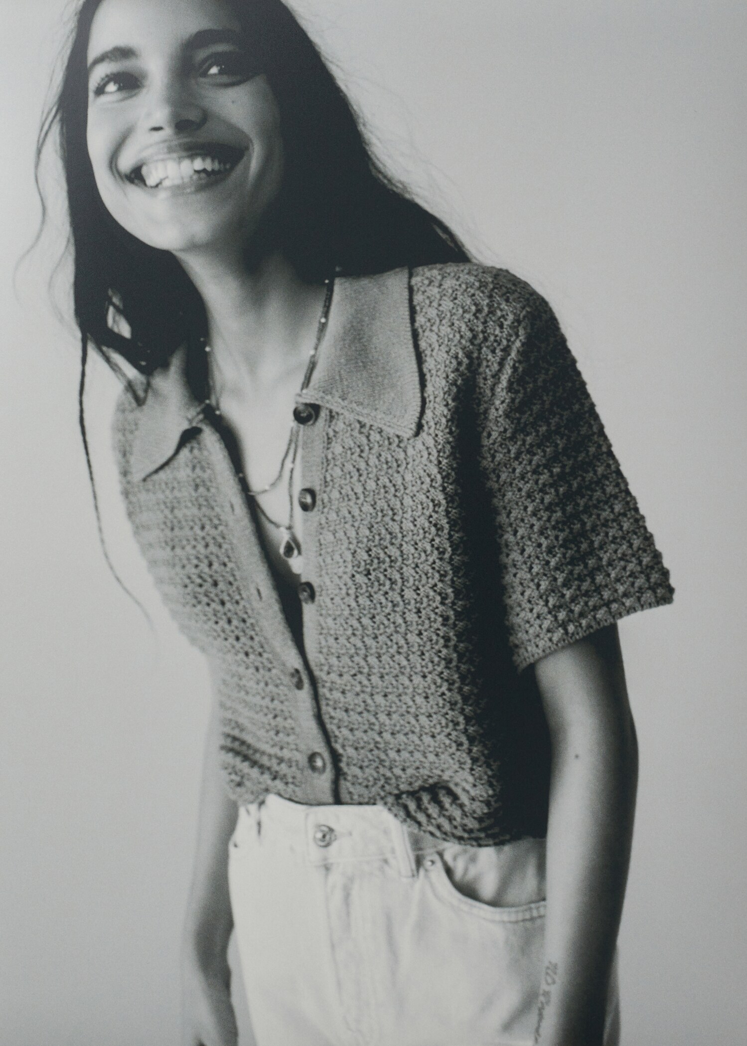 Openwork knit top - Details of the article 5