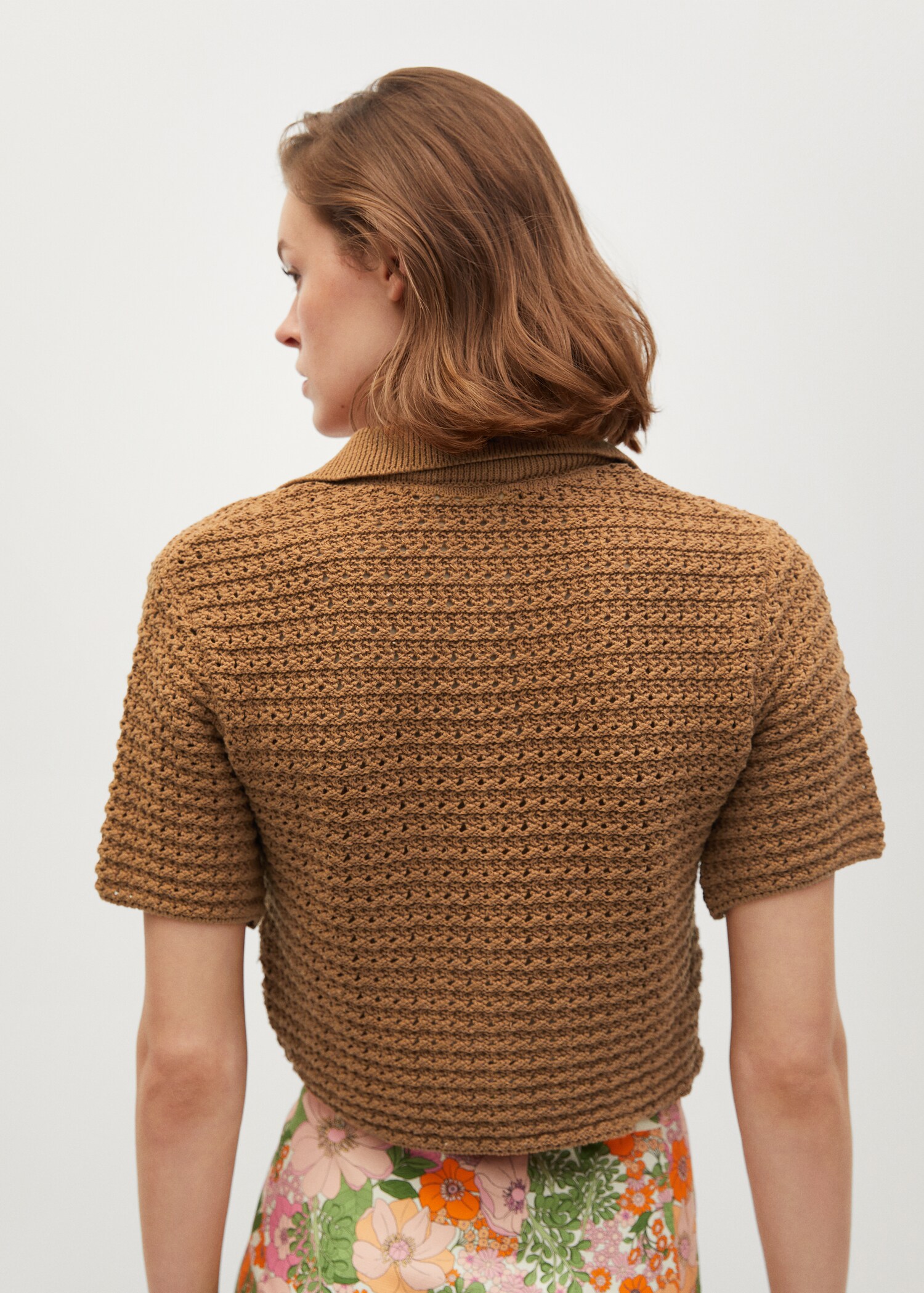 Openwork knit top - Reverse of the article