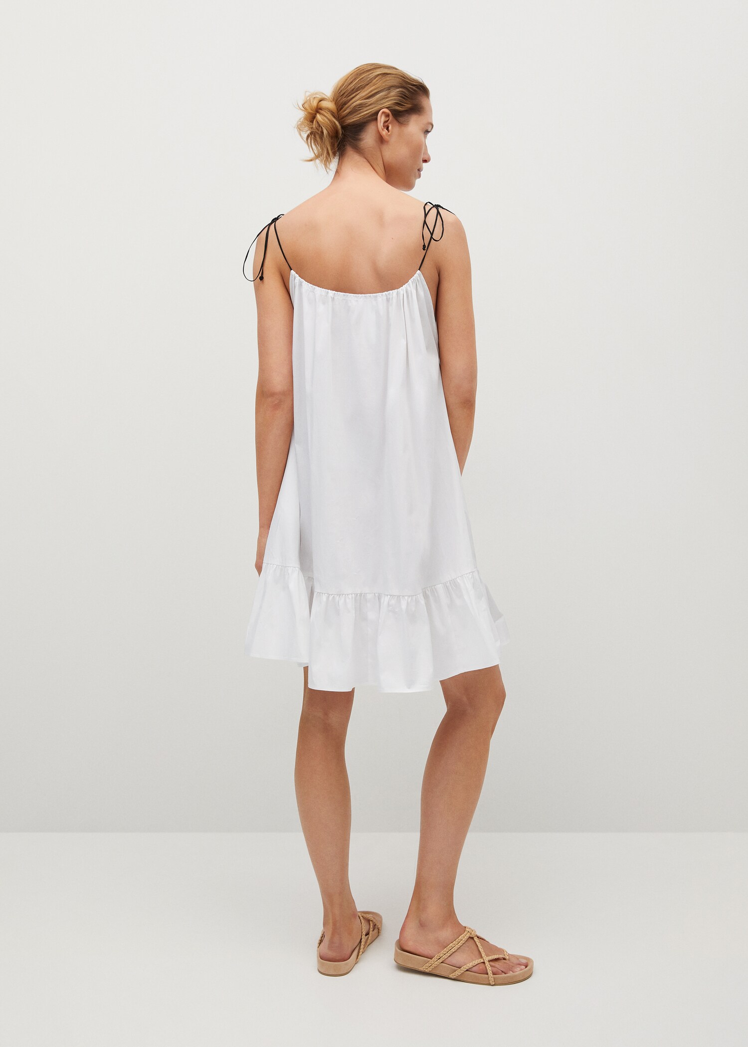 Robe coton volantée - Verso de l’article